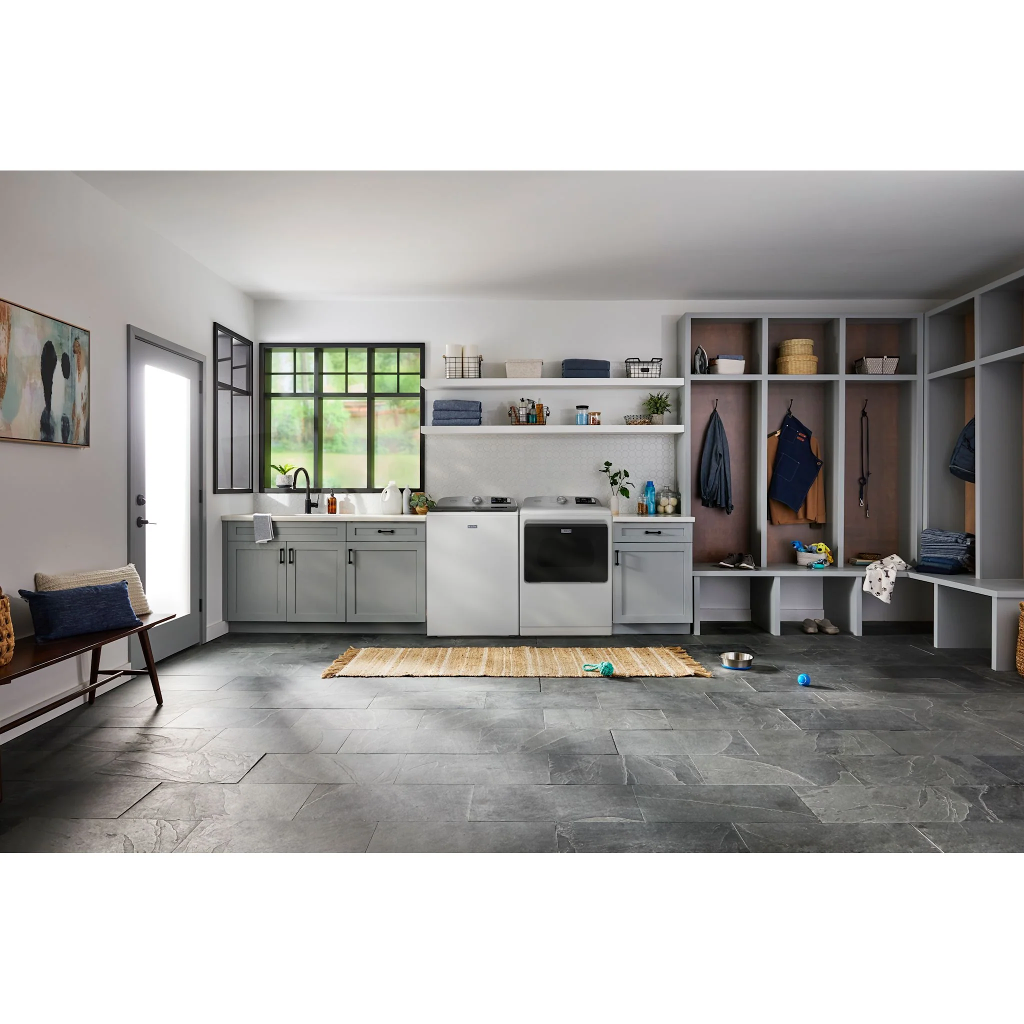 Maytag 6.0 Cu. Ft. Pet Pro Top Load Agitator Washer with Extra Power and Sanitize Cycle with Oxi -White (MTW7205RW) - Image 5
