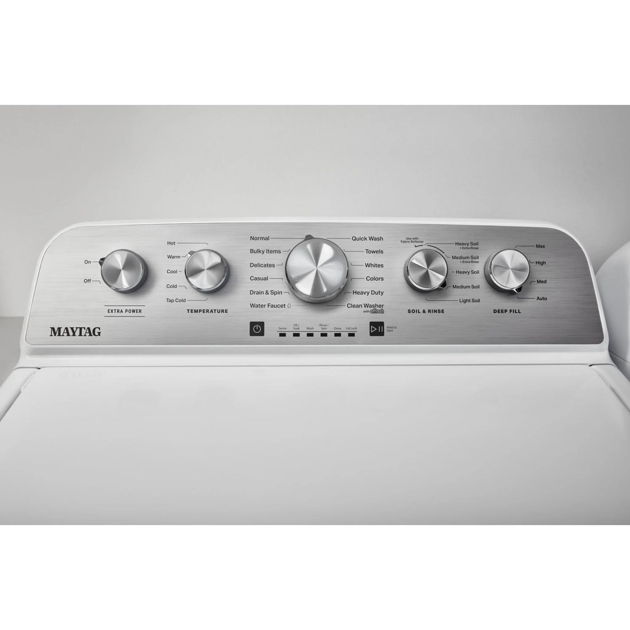 Maytag Top Load Washer with Extra Power - 5.2 cu. ft. IEC -White (MVW5035MW) - Image 2