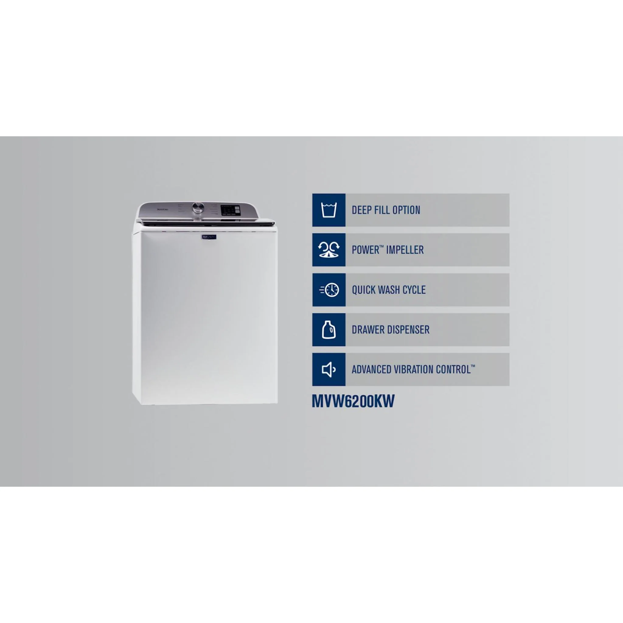 Maytag Top Load Washer with Deep Fill - 5.5 cu. ft. (MVW6200KW) - Image 34