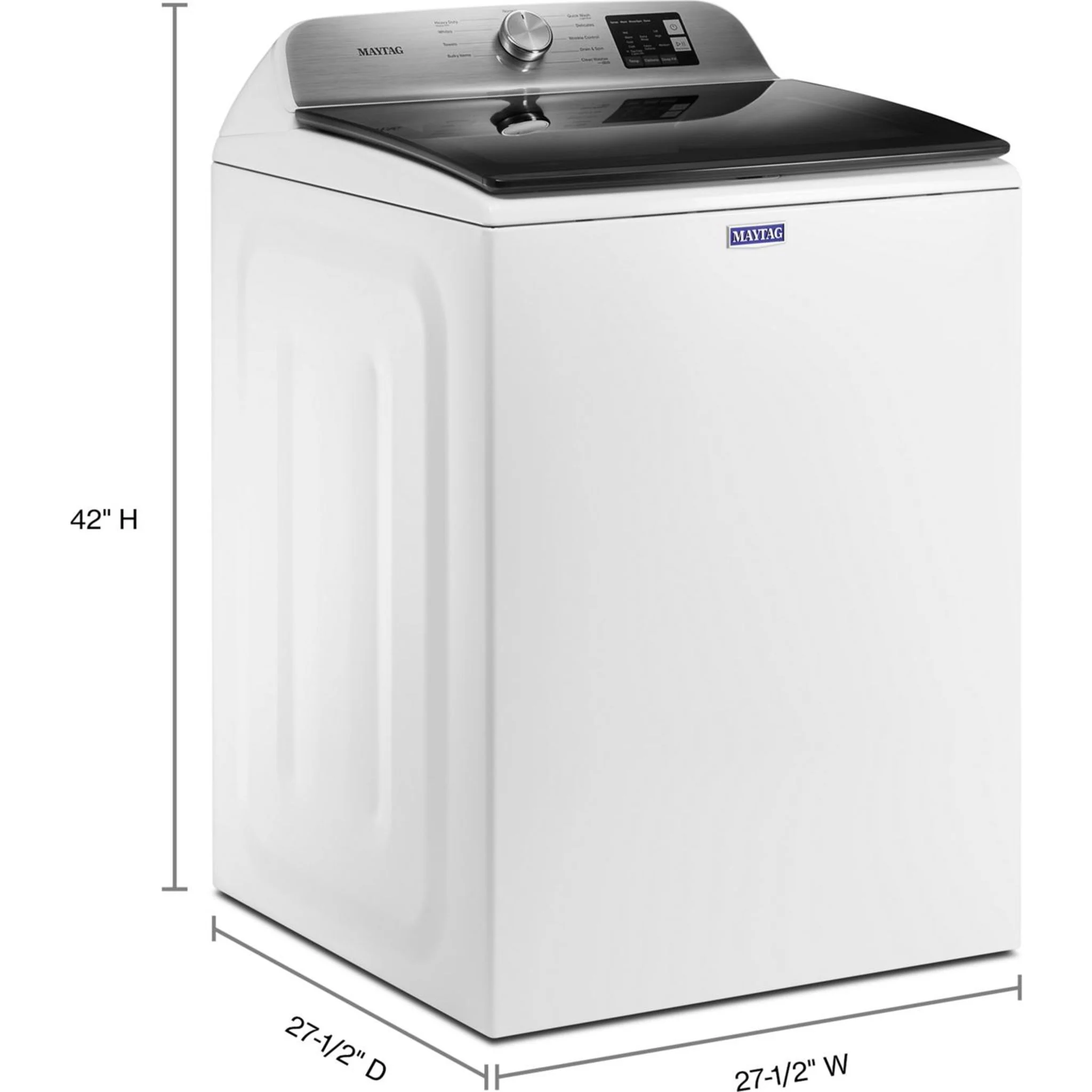 Maytag Top Load Washer with Deep Fill - 5.5 cu. ft. (MVW6200KW) - Image 60