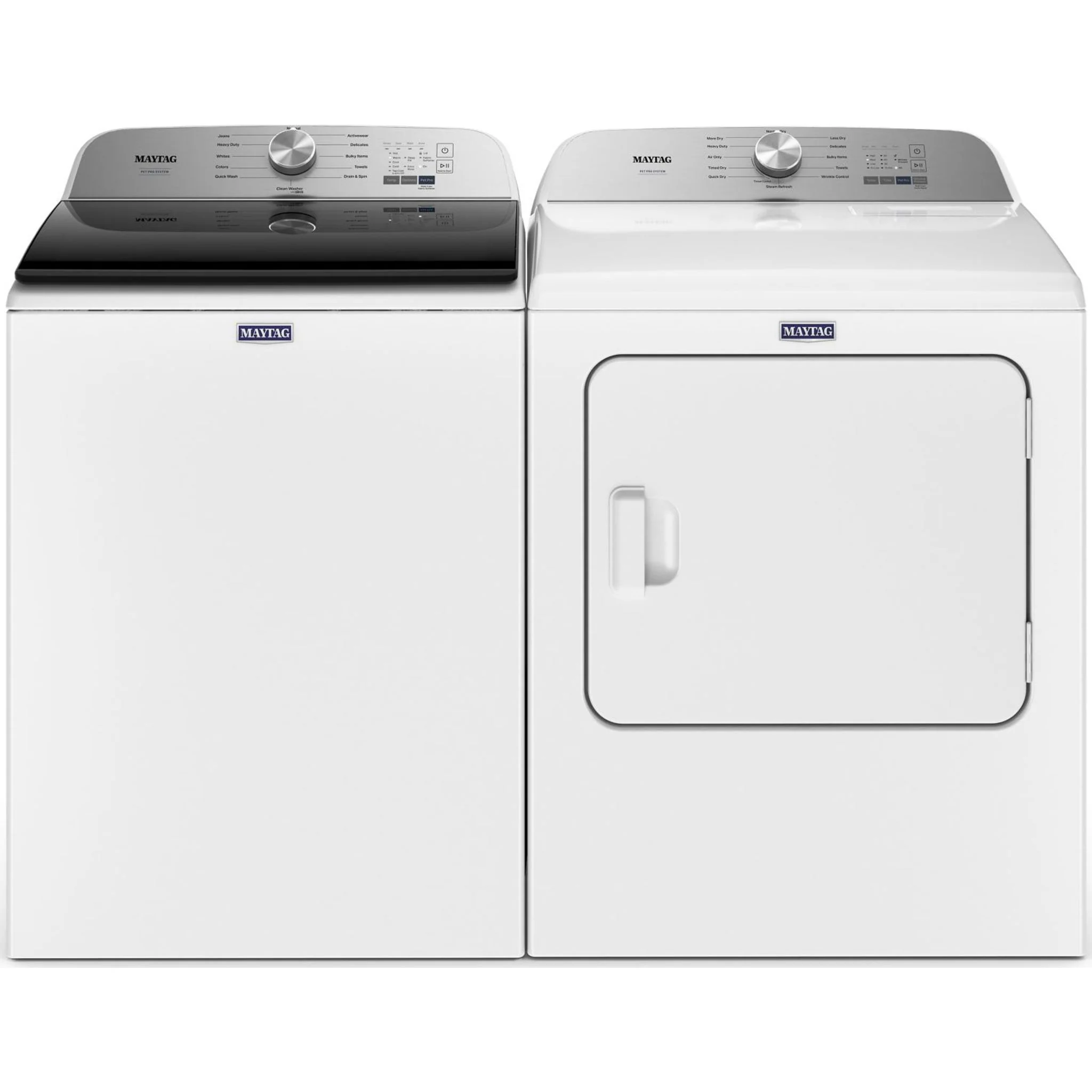 Maytag Pet Pro Top Load Washer - 5.4 cu.ft.  - White (MVW6500MW) - Image 2
