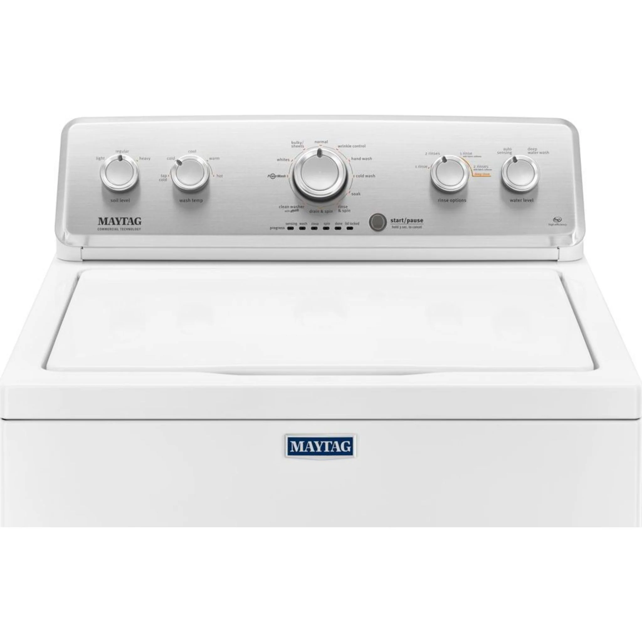 Maytag Top Load Washer with the Deep Water Wash Option and PowerWash® Cycle4.9 cu. ft. I.E.C. (MVWC565FW) - Image 2