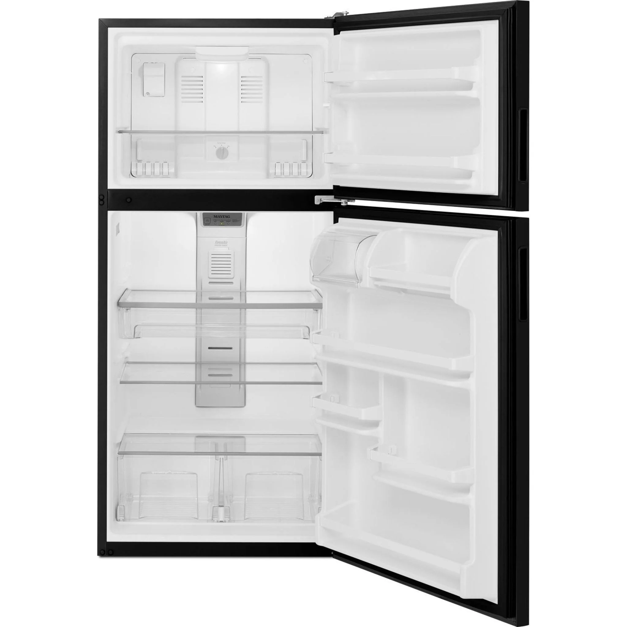 Maytag 30" Wide Top Freezer Refrigerator with PowerCold Feature- 18 cu.ft. - Black Ice (MRT118FFFE) - Image 11