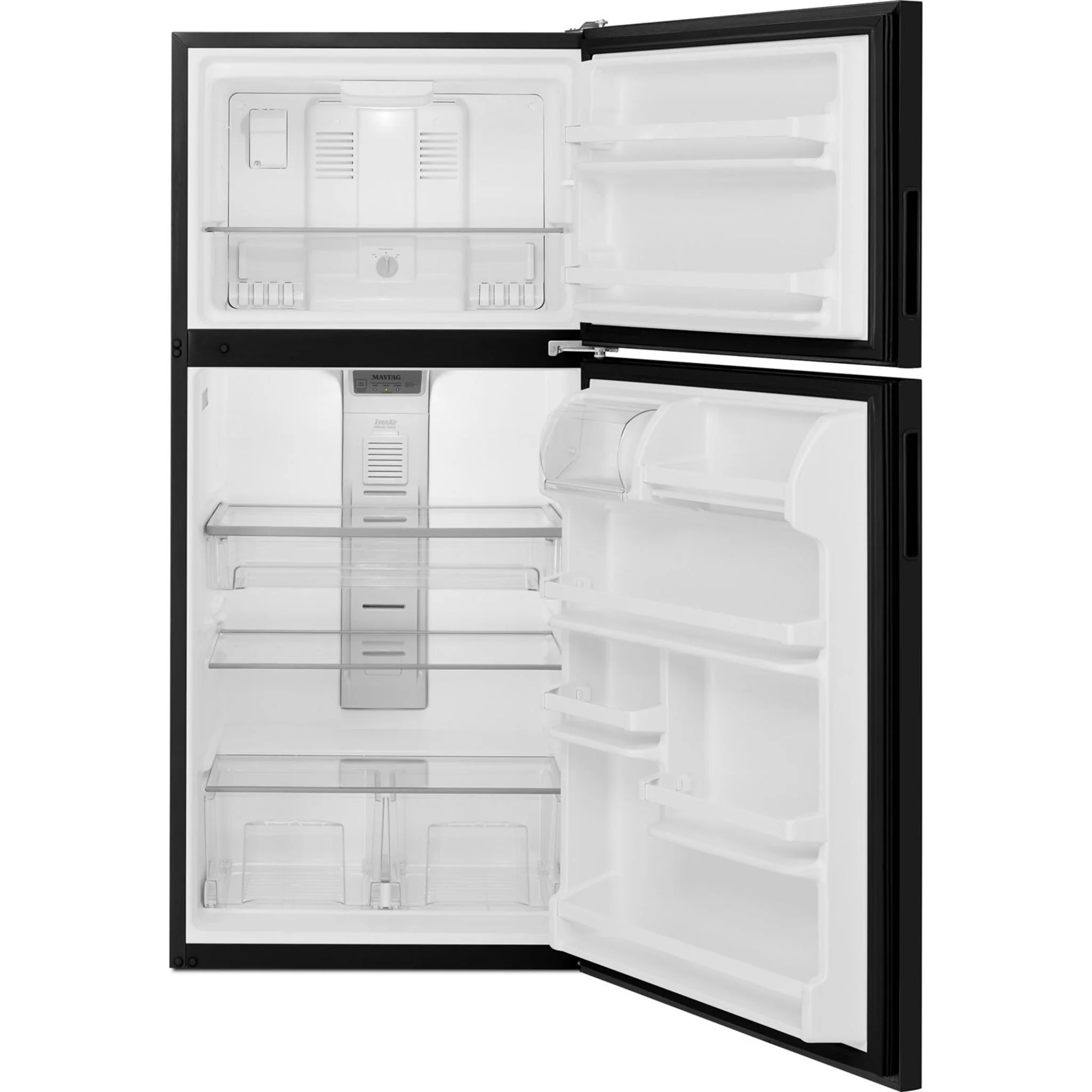 Maytag 30" Wide Top Freezer Refrigerator with PowerCold Feature- 18 cu.ft. - Black Ice (MRT118FFFE) - Image 20