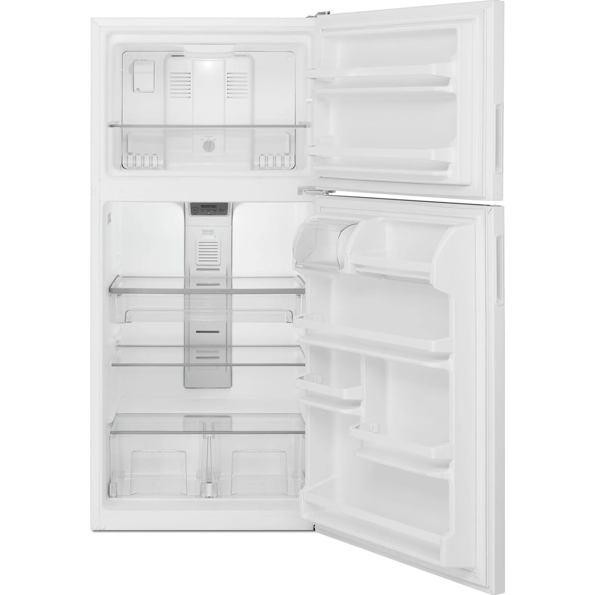 Maytag 30" Wide Top Freezer Refrigerator with PowerCold Feature- 18 cu.ft. - White Ice (MRT118FFFH) - Image 10
