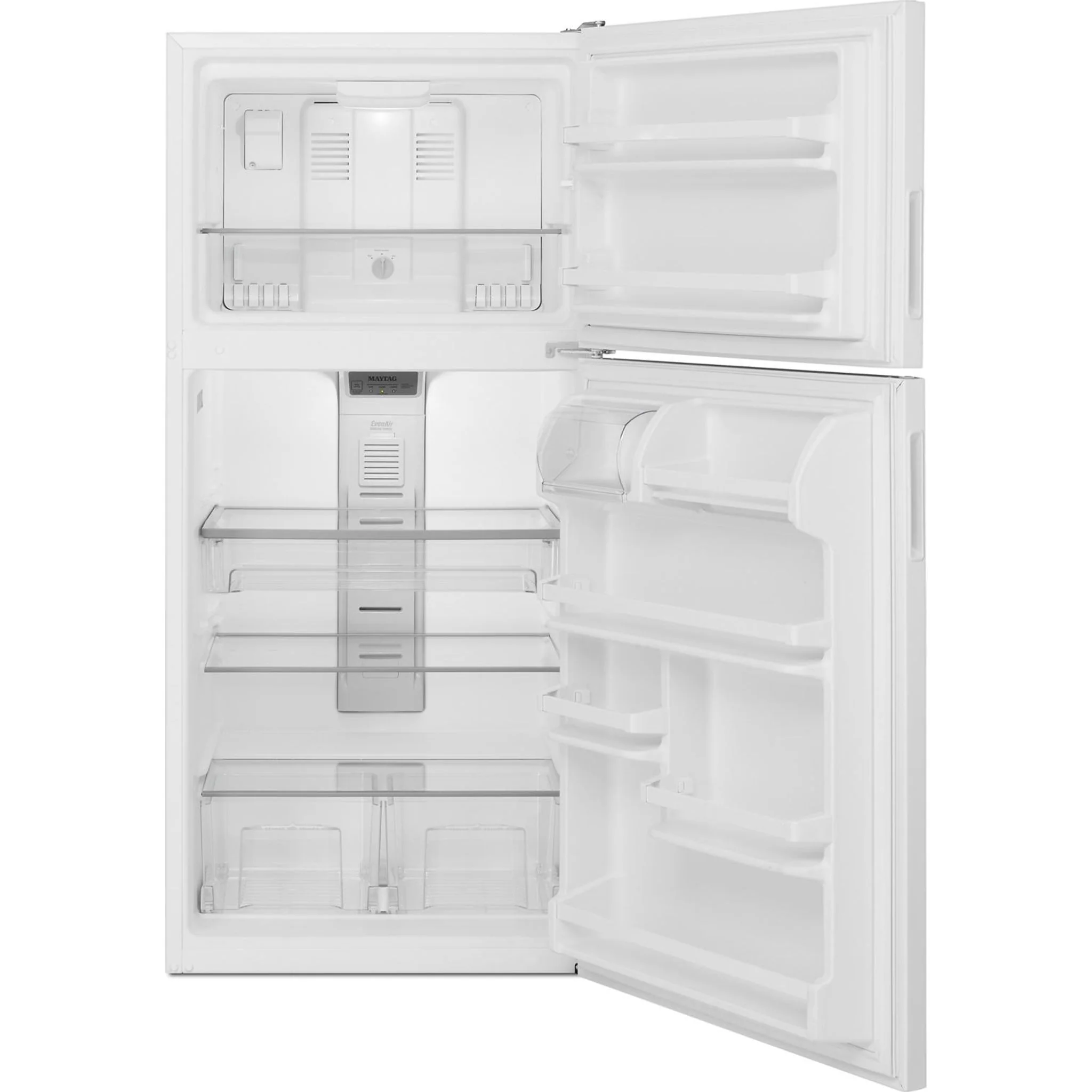 Maytag 30" Wide Top Freezer Refrigerator with PowerCold Feature- 18 cu.ft. - White Ice (MRT118FFFH) - Image 13