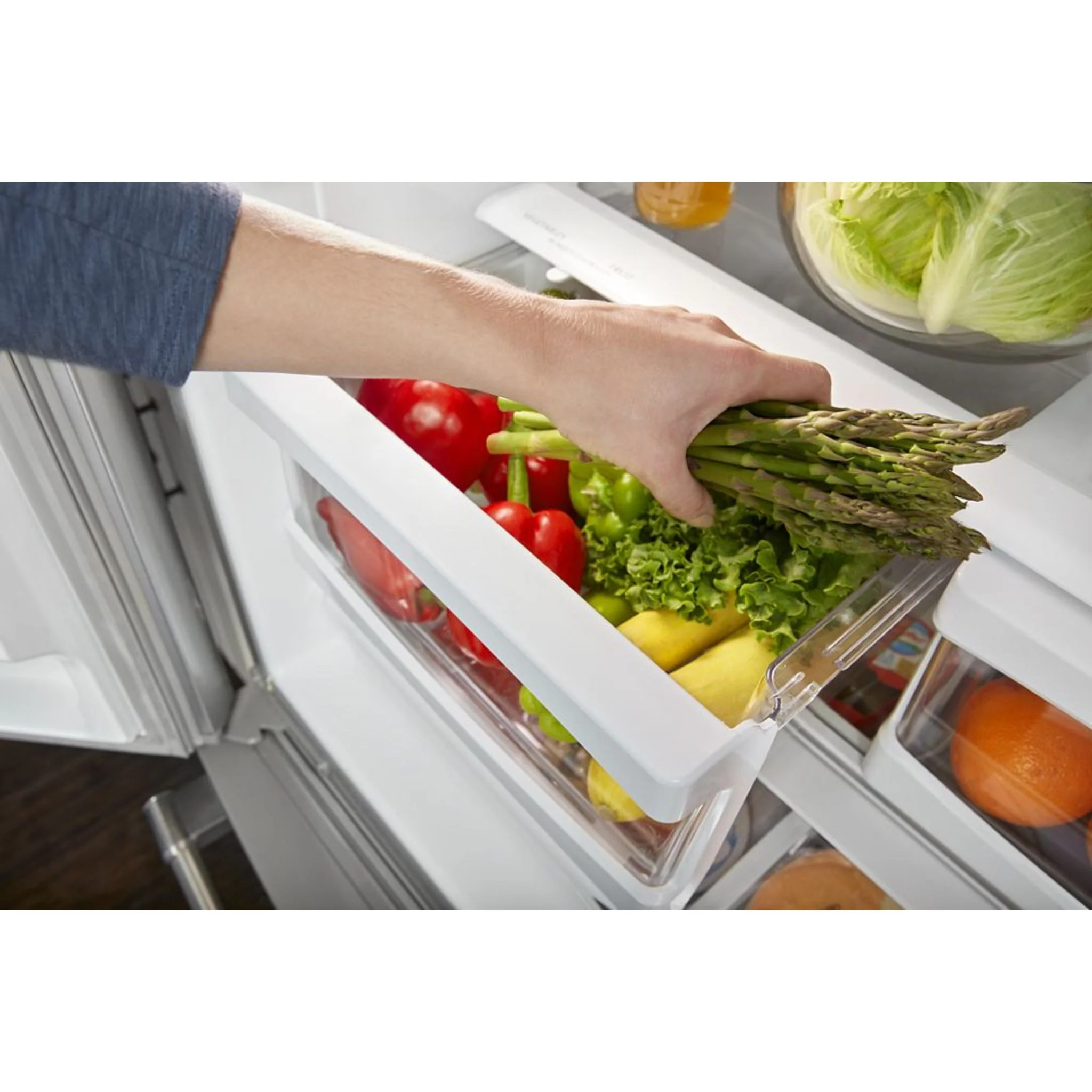 Maytag 33-Inch Wide Top Freezer Refrigerator with PowerCold Feature- 21 Cu. Ft. -White Ice (MRT311FFFH) - Image 15