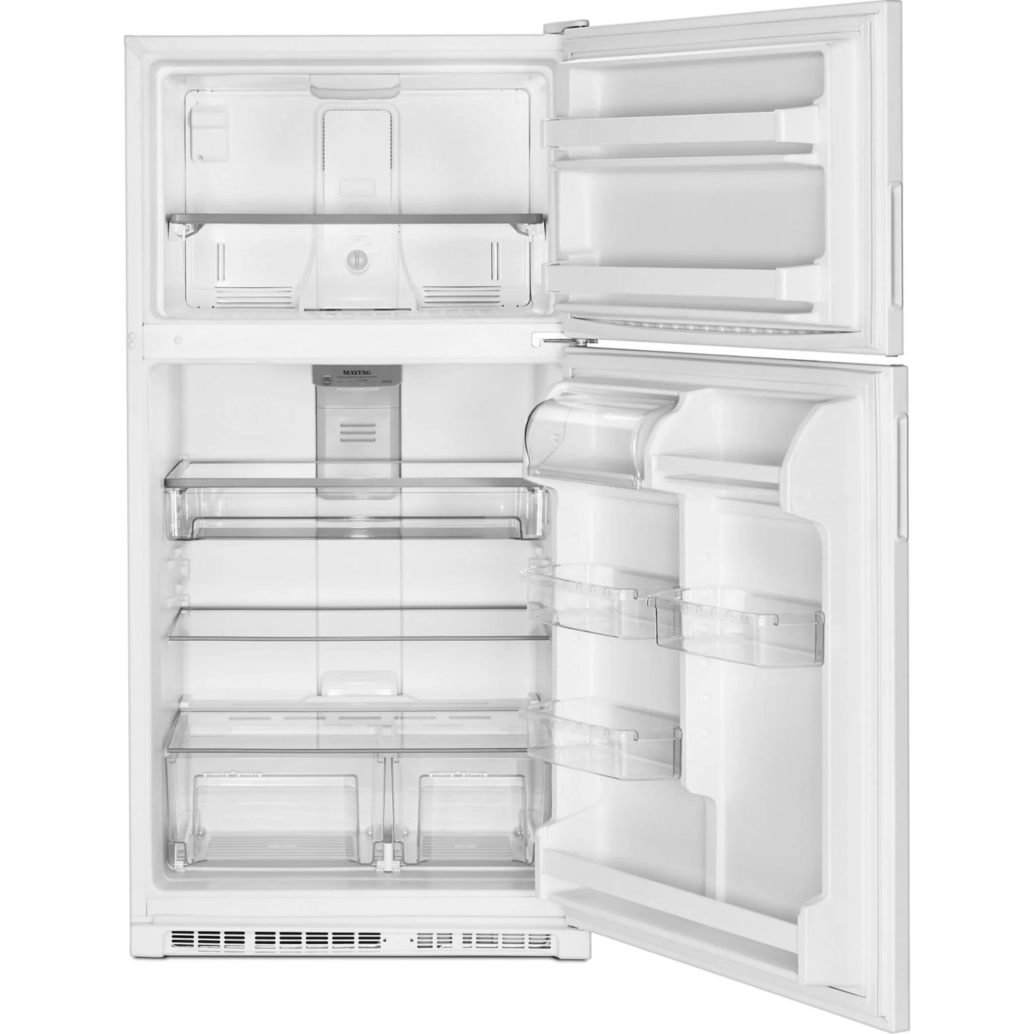 Maytag 33-Inch Wide Top Freezer Refrigerator with PowerCold Feature- 21 Cu. Ft. -White Ice (MRT311FFFH) - Image 17