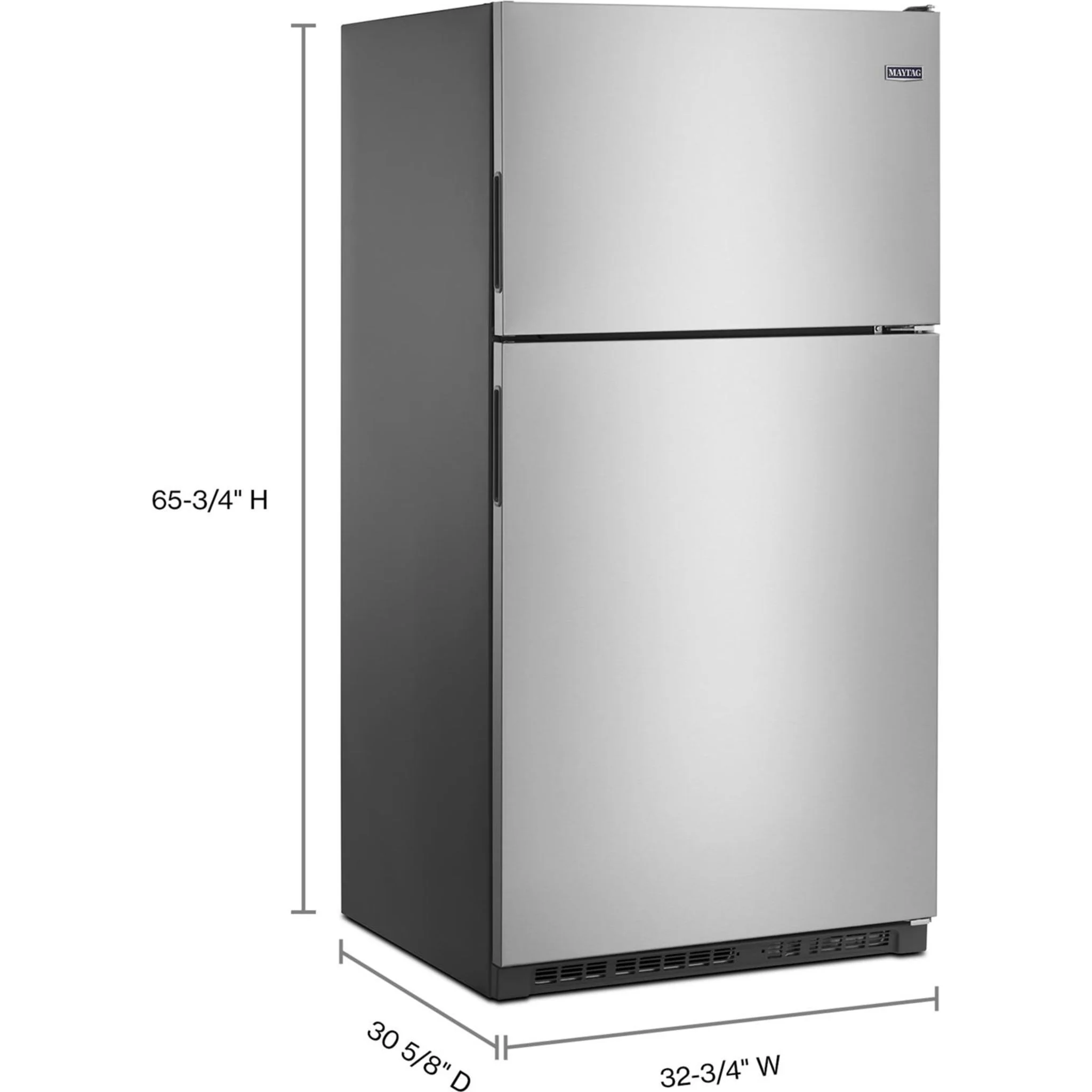 Maytag 33-Inch Wide Top Freezer Refrigerator with PowerCold Feature- 21 Cu. Ft. -Fingerprint Resistant Stainless Steel (MRT311FFFZ) - Image 13