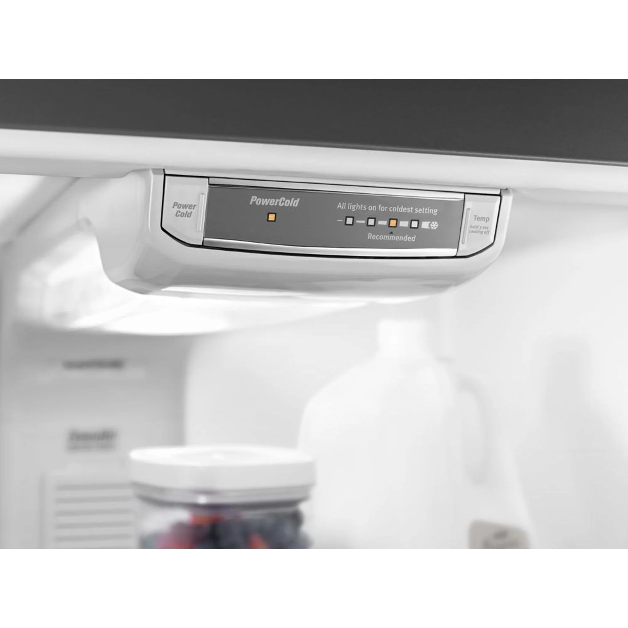 Maytag 33-Inch Wide Top Freezer Refrigerator with EvenAirCooling Tower- 21 Cu. Ft. -Fingerprint Resistant Stainless Steel (MRT711SMFZ) - Image 7