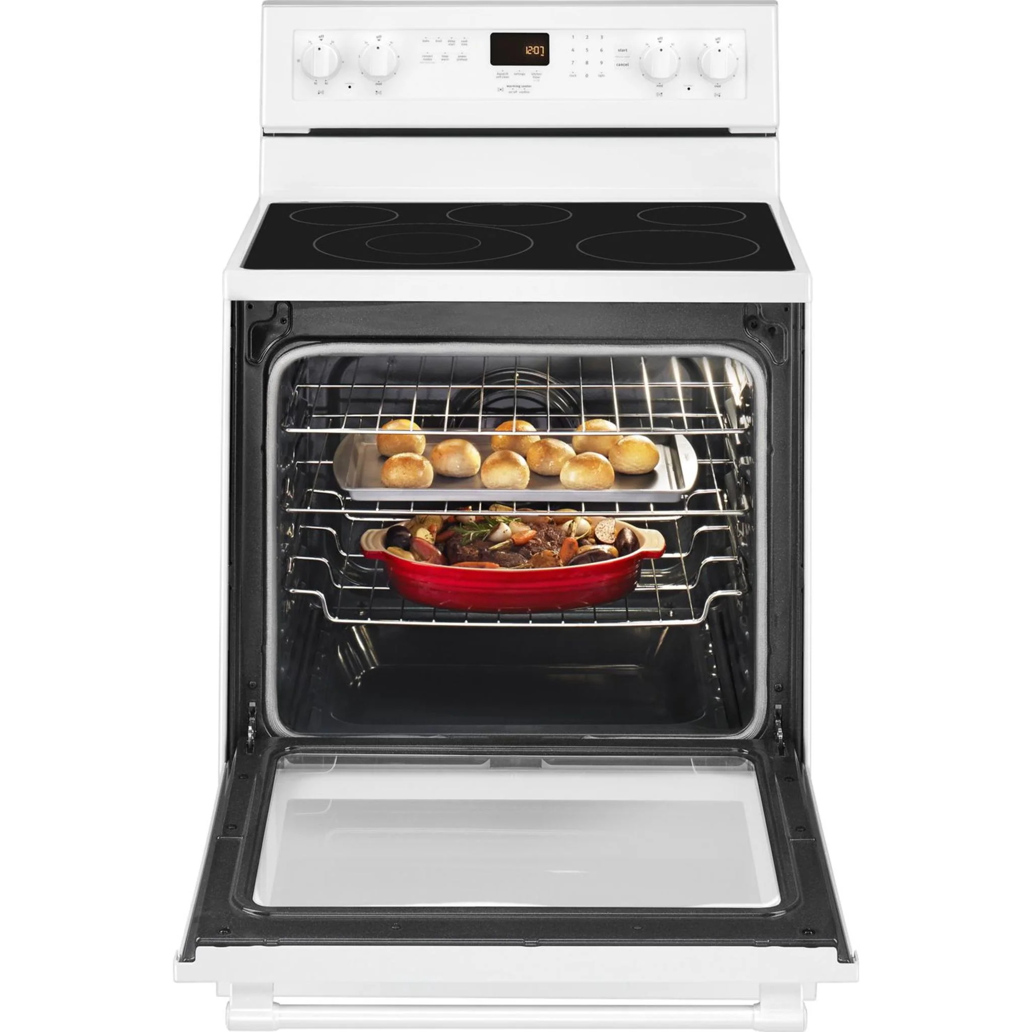 Maytag 30" WIDE ELECTRIC RANGE WITH TRUE CONVECTION AND POWER PREHEAT - 6.4 cu. ft. (YMER8800FW) - Image 16