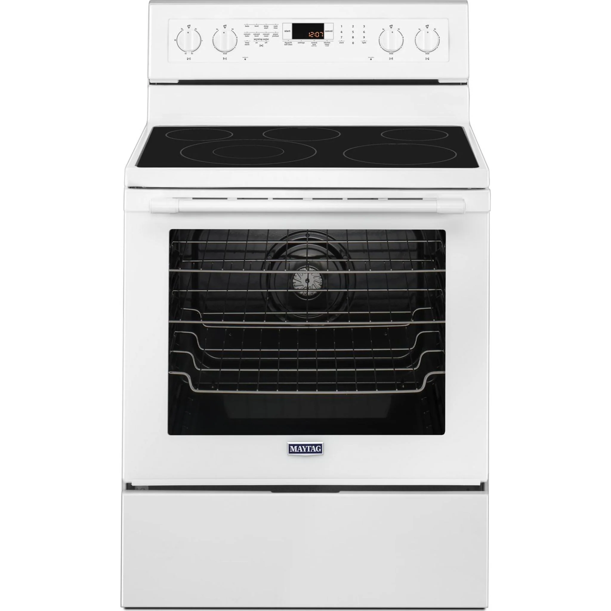 Maytag 30" WIDE ELECTRIC RANGE WITH TRUE CONVECTION AND POWER PREHEAT - 6.4 cu. ft. (YMER8800FW) - Image 4