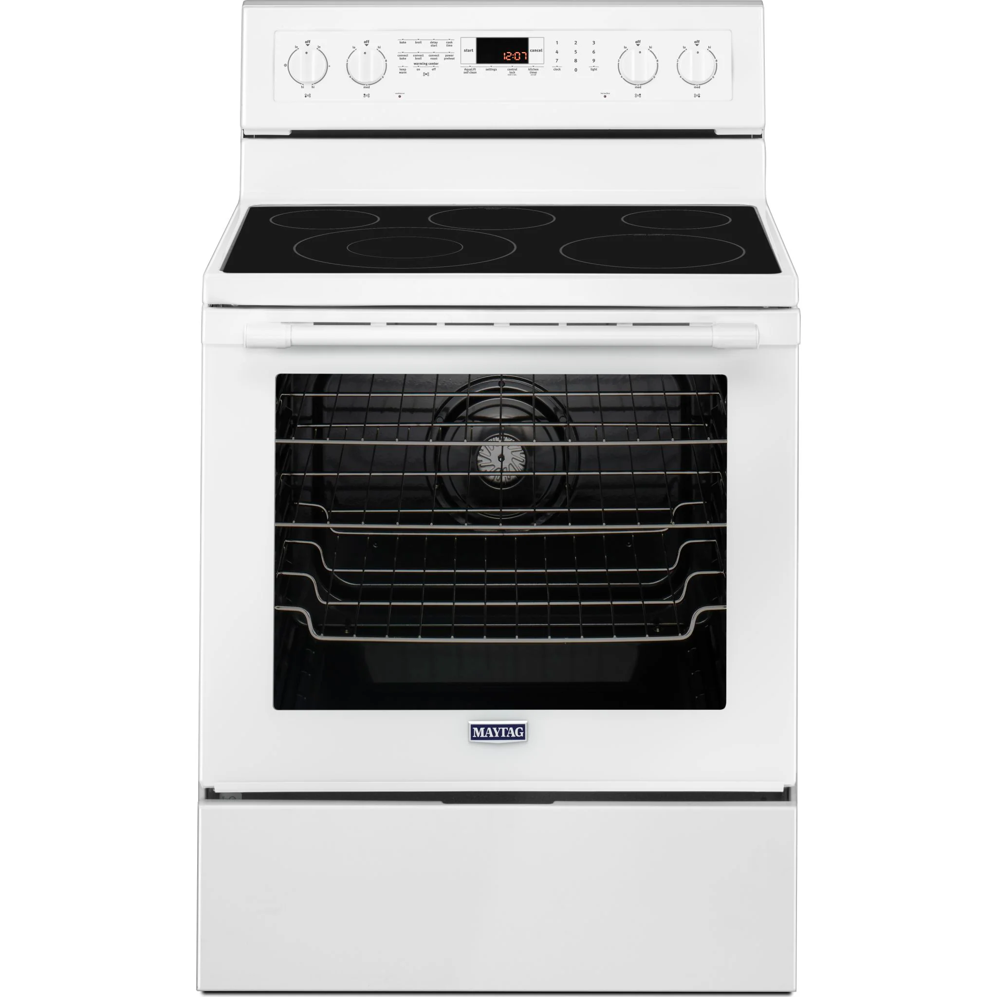 Maytag 30" WIDE ELECTRIC RANGE WITH TRUE CONVECTION AND POWER PREHEAT - 6.4 cu. ft. (YMER8800FW) - Image 6