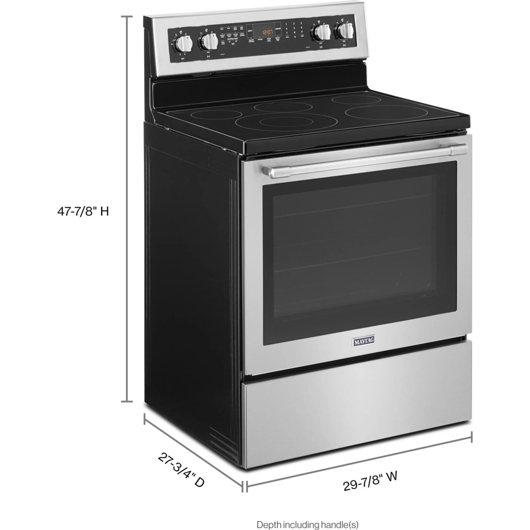 Maytag 30" WIDE ELECTRIC RANGE WITH TRUE CONVECTION AND POWER PREHEAT - 6.4 cu. ft. (YMER8800FZ) - Image 19