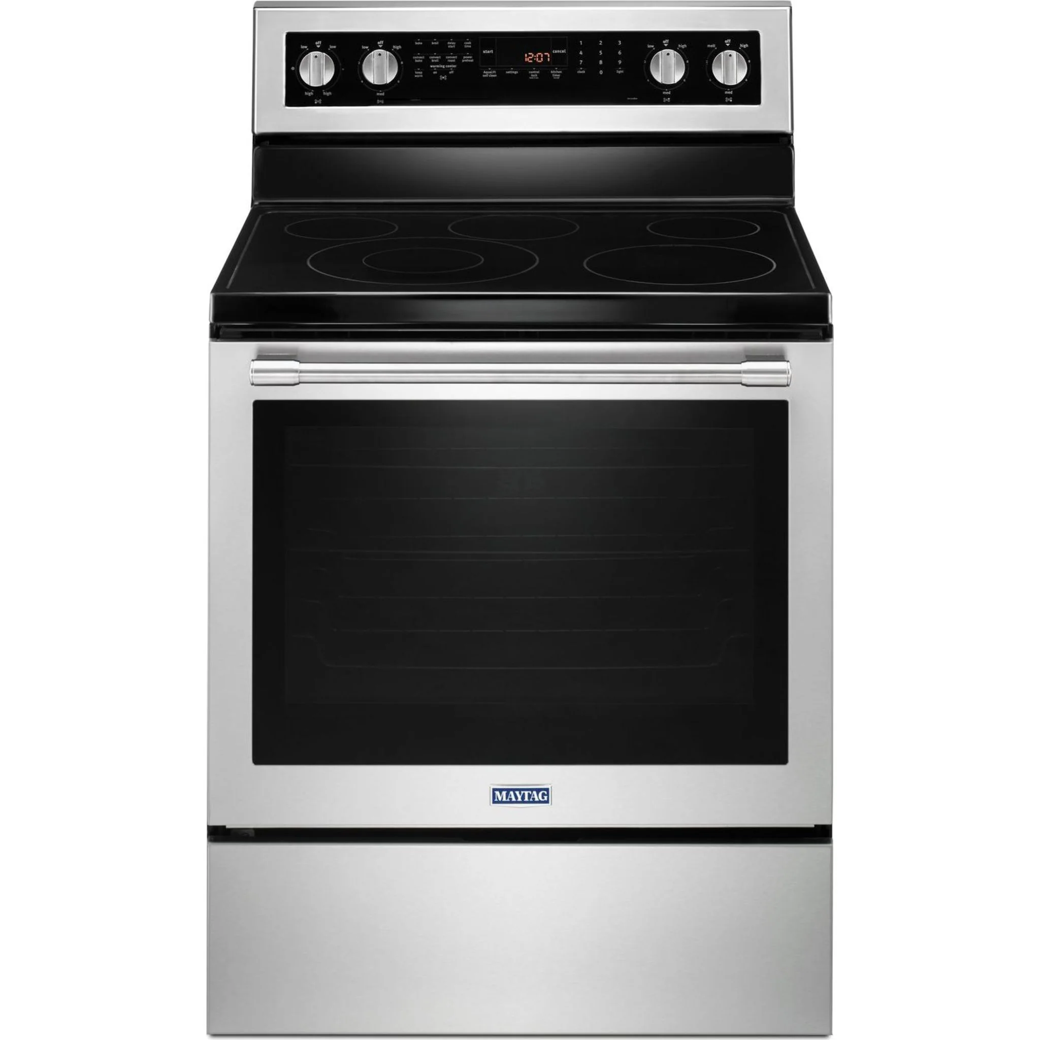 Maytag 30" WIDE ELECTRIC RANGE WITH TRUE CONVECTION AND POWER PREHEAT - 6.4 cu. ft. (YMER8800FZ) - Image 2