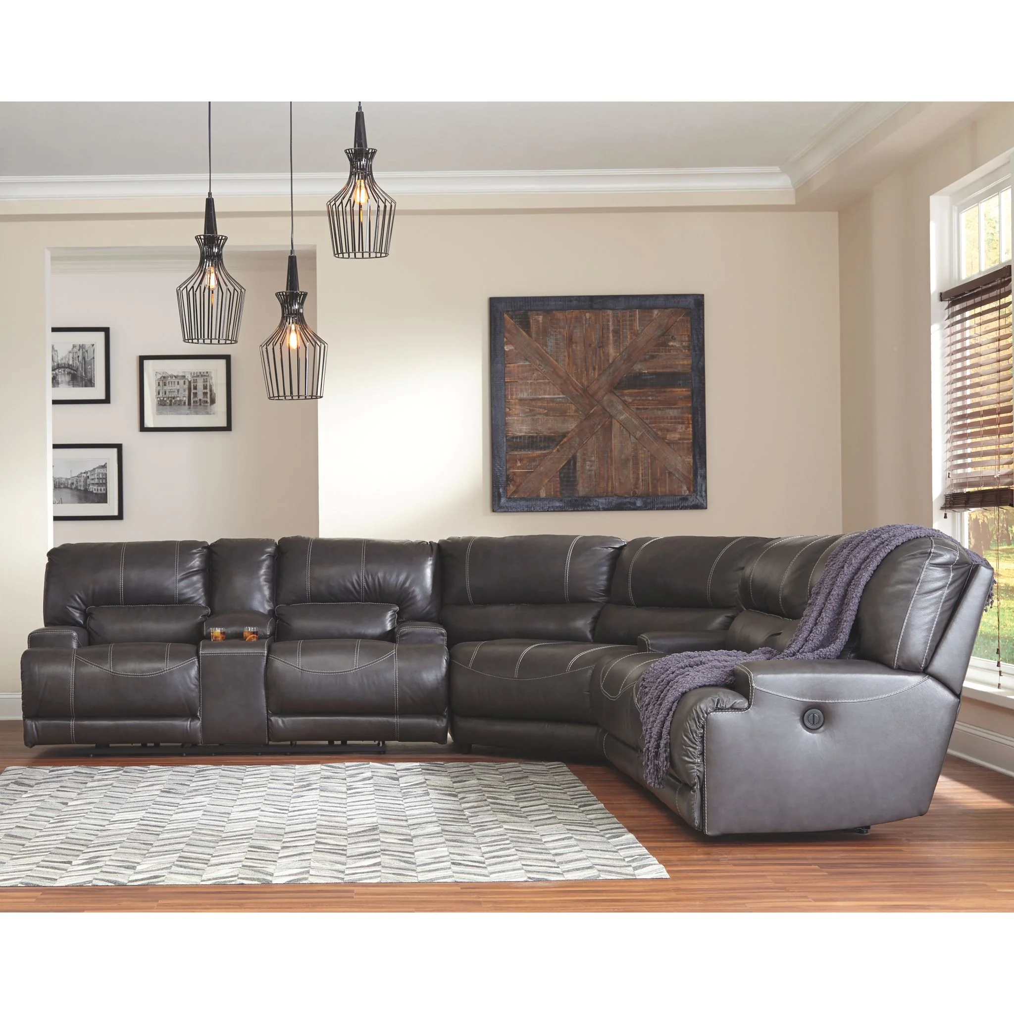 McCaskill 3 Piece Power Reclining Sectional - Image 2