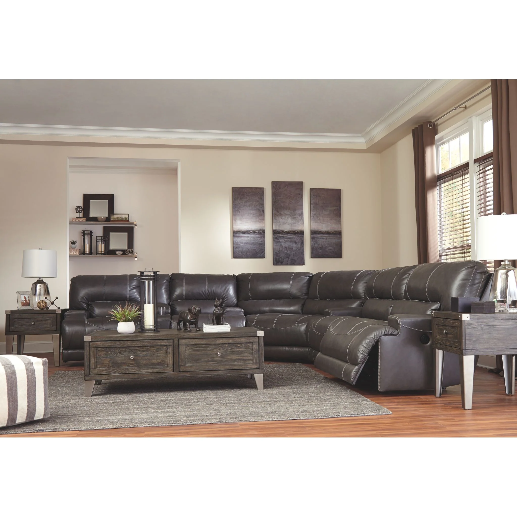 McCaskill 3 Piece Power Reclining Sectional - Image 4