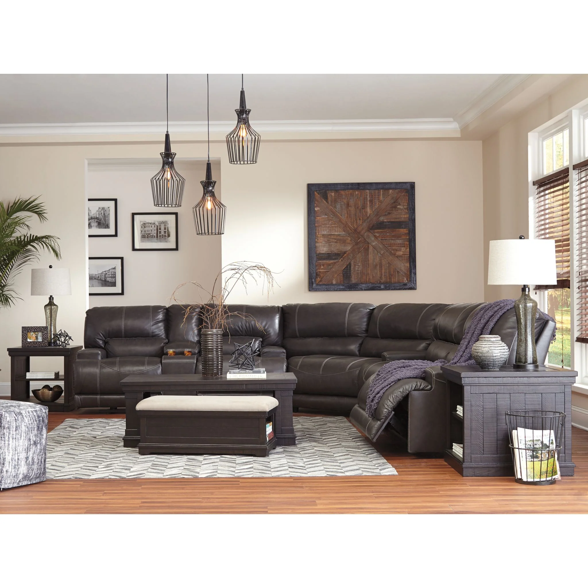McCaskill Reclining Power Loveseat with Console - Image 4