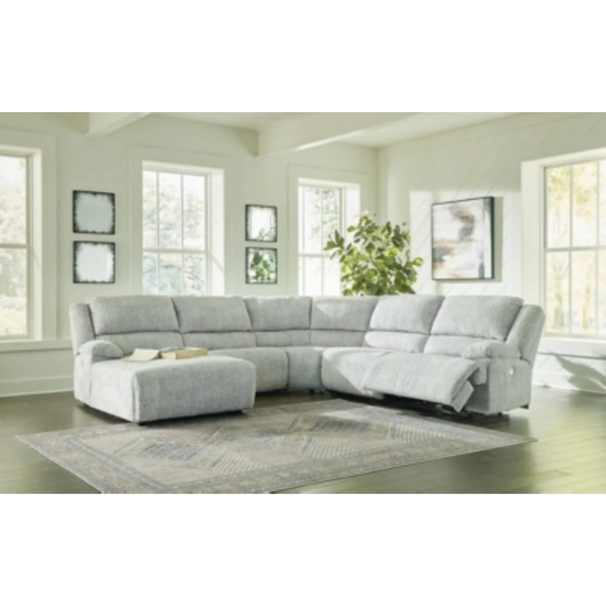 McClelland 5 Piece Power Reclining Sectional - Image 2