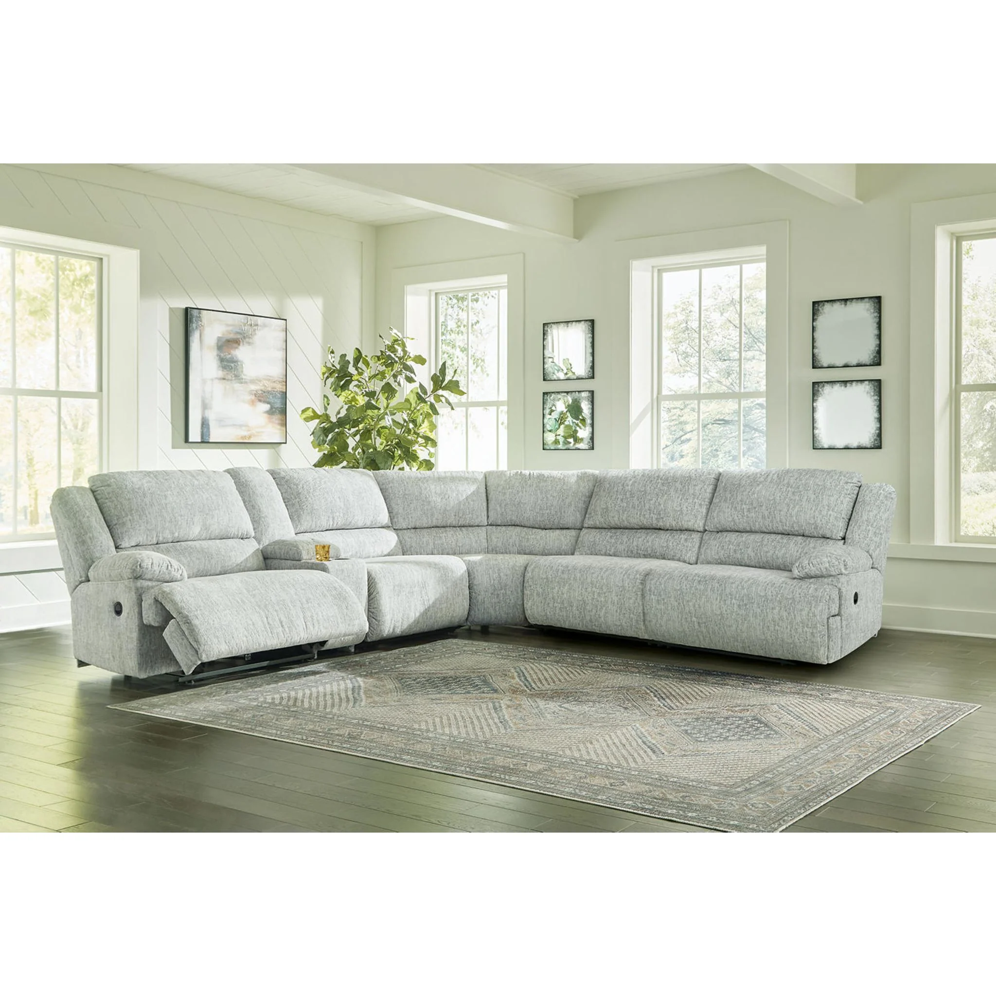 McClelland 6 Piece Reclining Sectional - Image 2