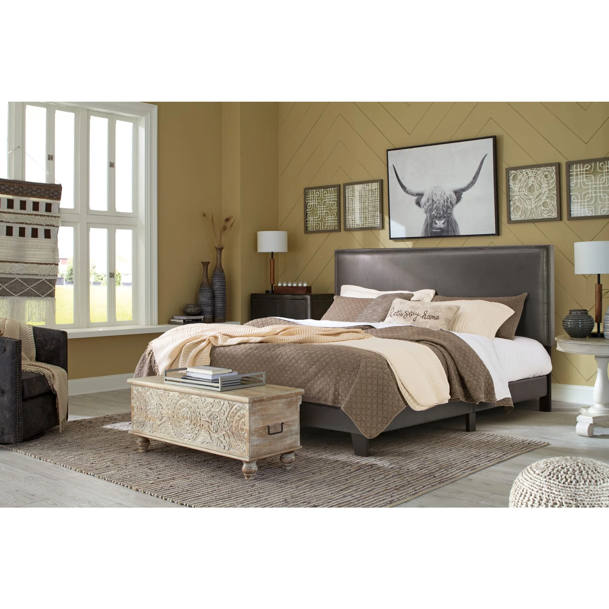 Mesling Upholstered Platform Bed - Image 13