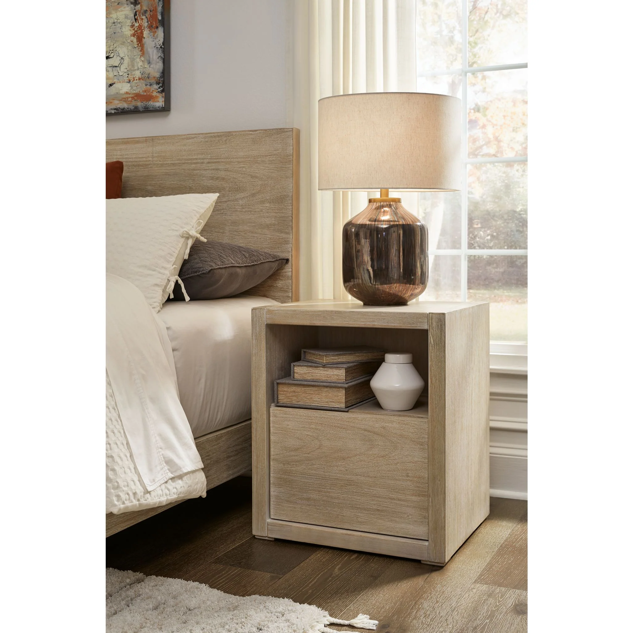 Michelia-Exclusive One Drawer Nightstand - Image 2