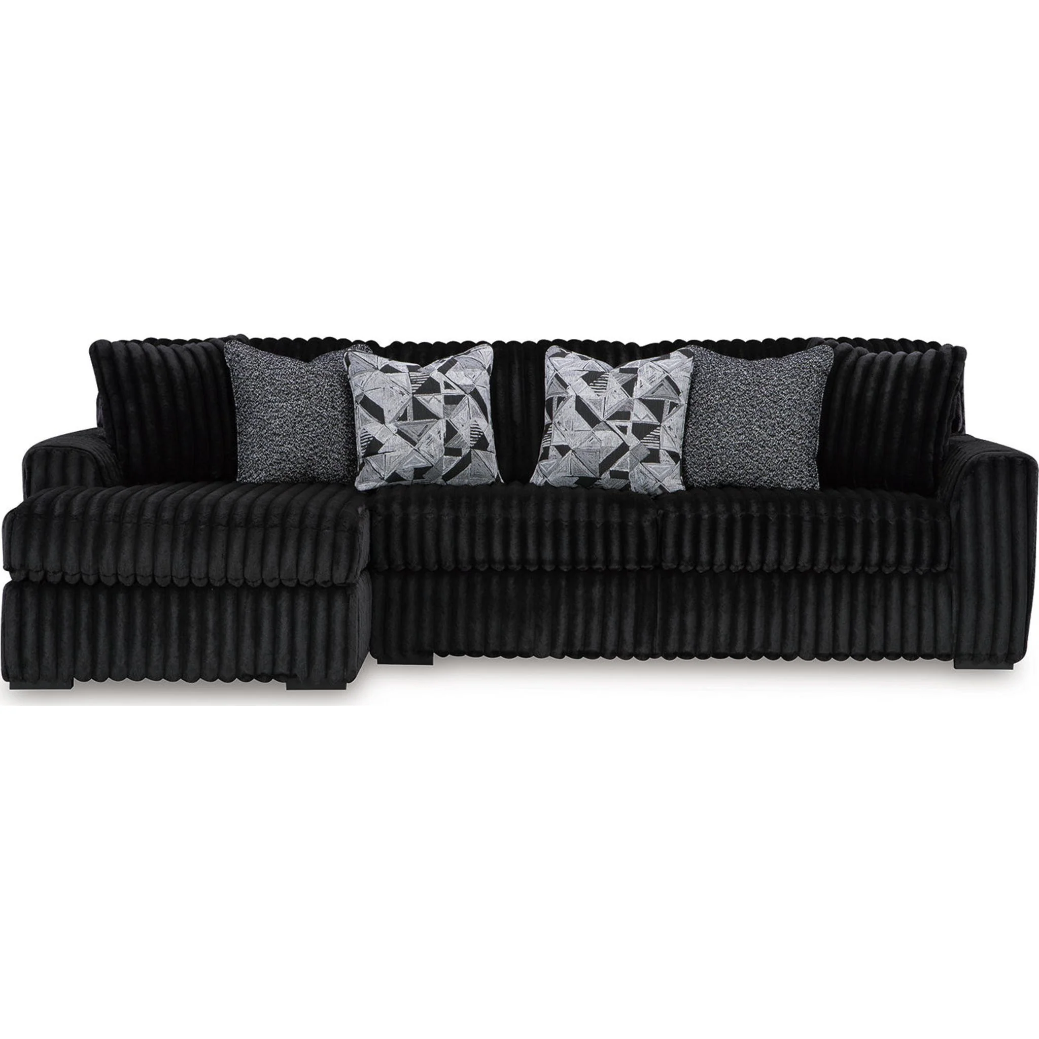 Midnight-Madness 2 Piece Sectional with Chaise - Image 12