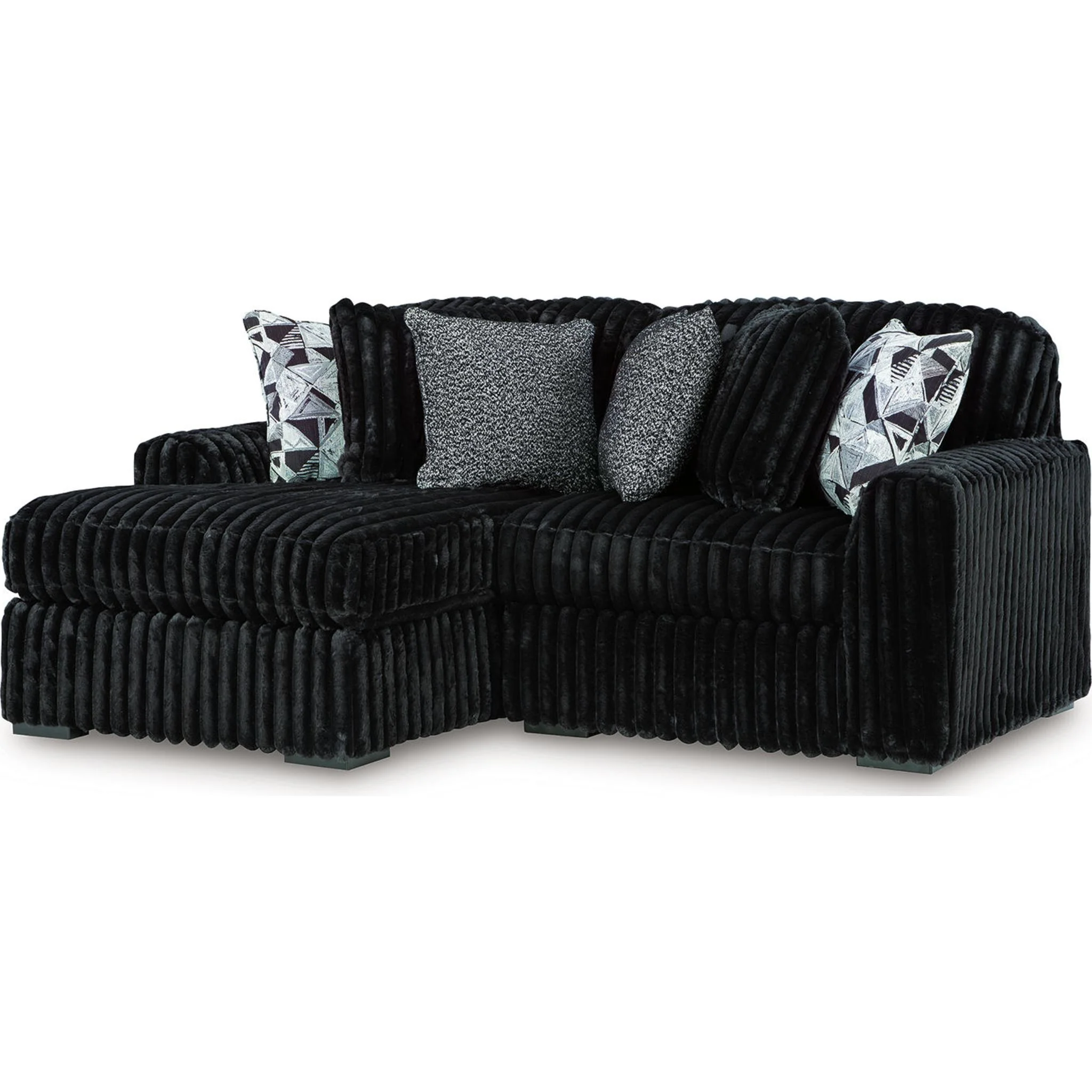 Midnight-Madness 2 Piece Sectional with Chaise - Image 14