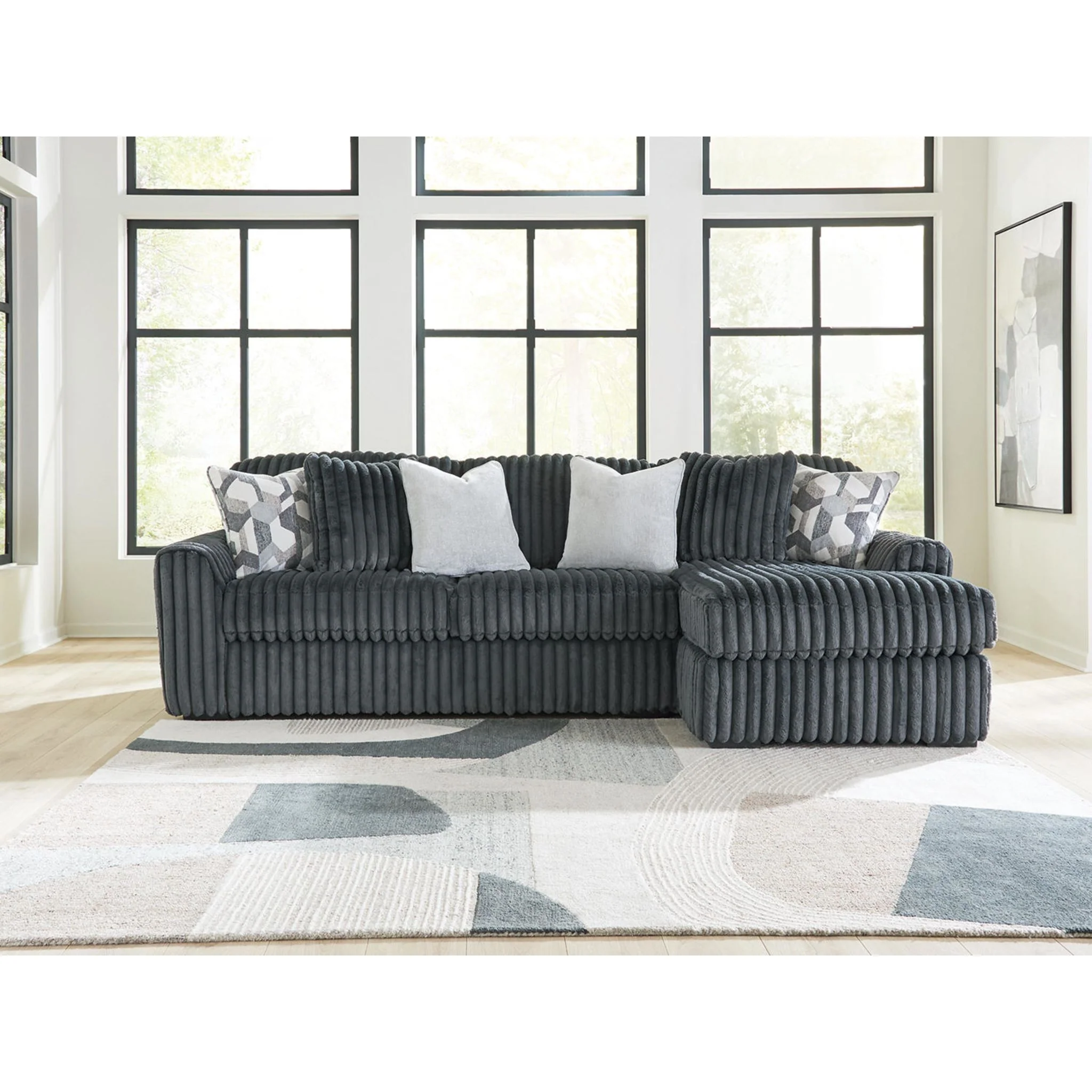 Midnight-Madness 2 Piece Sectional with Chaise - Image 40