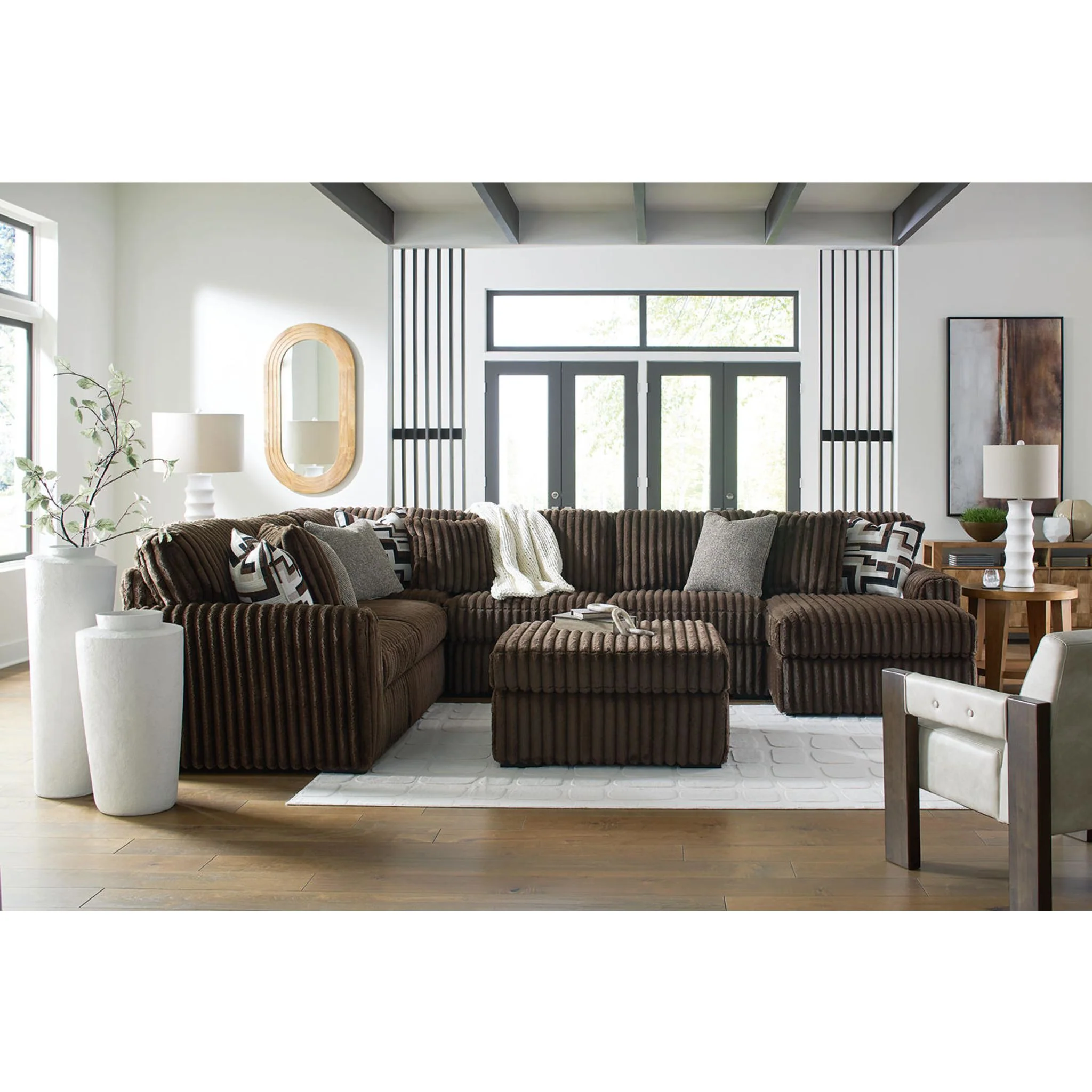 Midnight-Madness 3 Piece Sectional with Chaise - Image 2