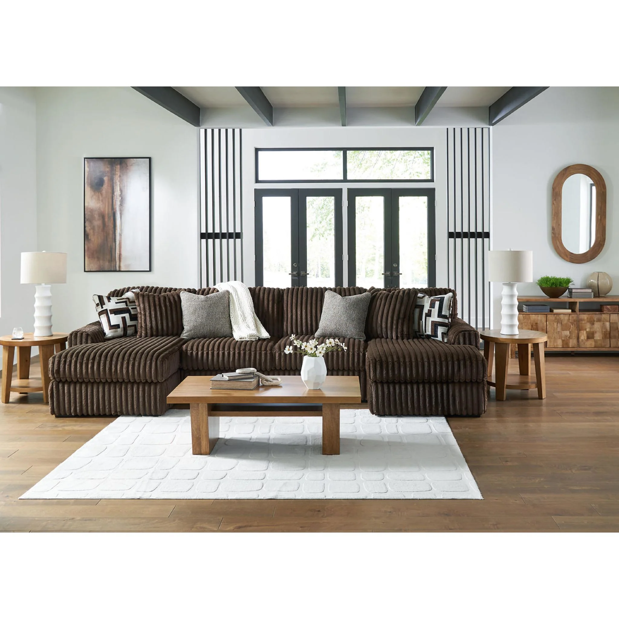 Midnight-Madness 3 Piece Sectional with Dual Chaise - Image 19