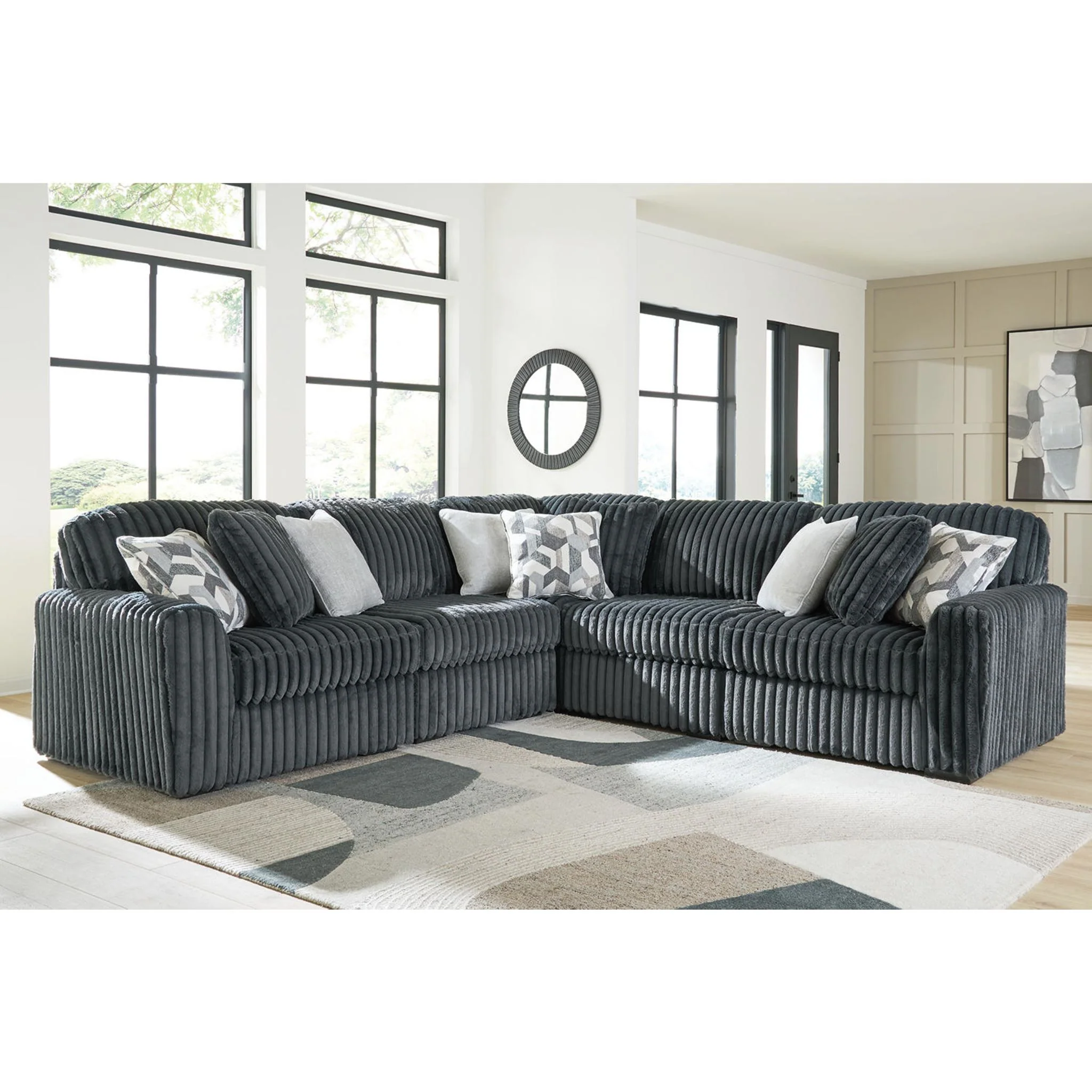 Midnight-Madness 5 Piece Sectional - Image 2