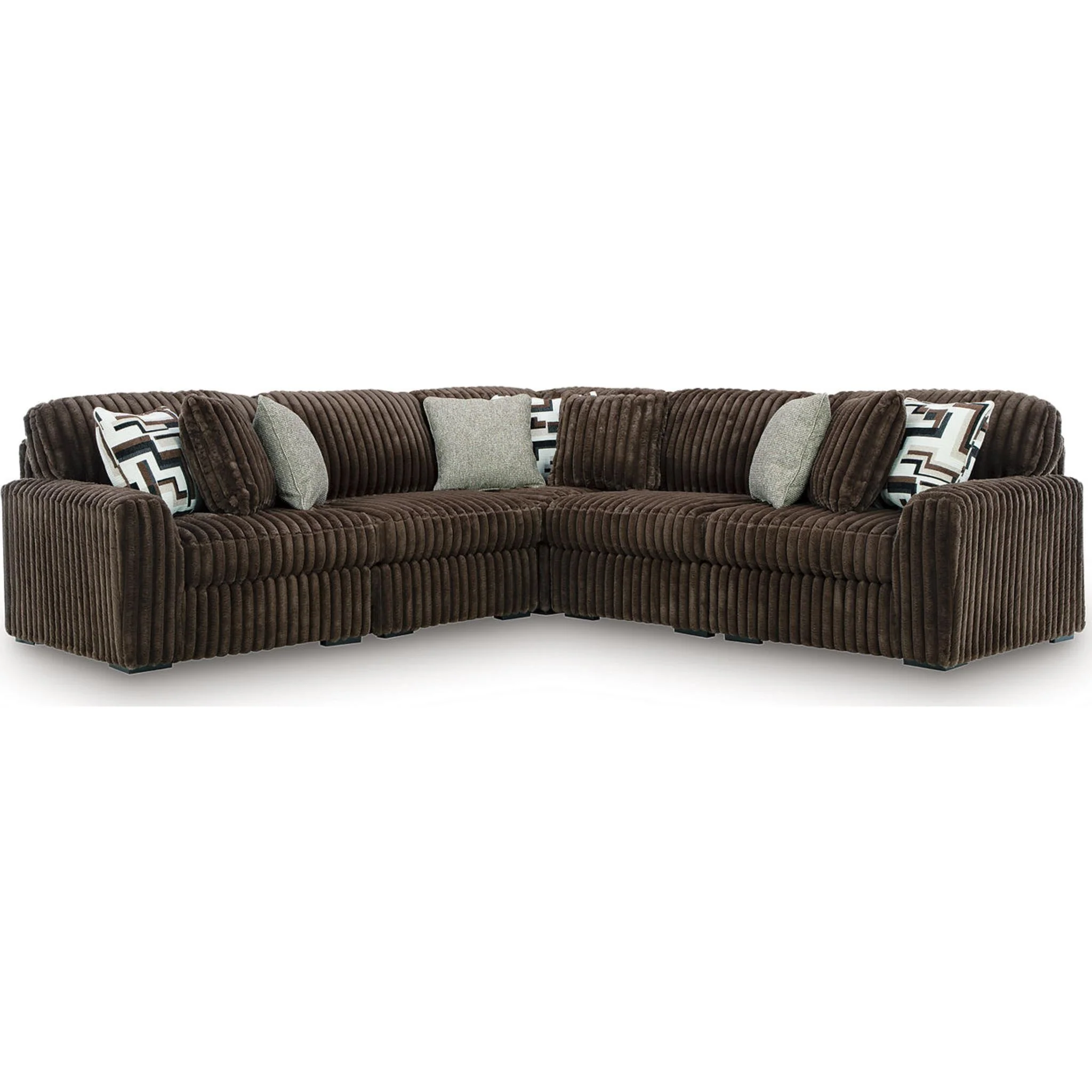 Midnight-Madness 5 Piece Sectional - Image 8