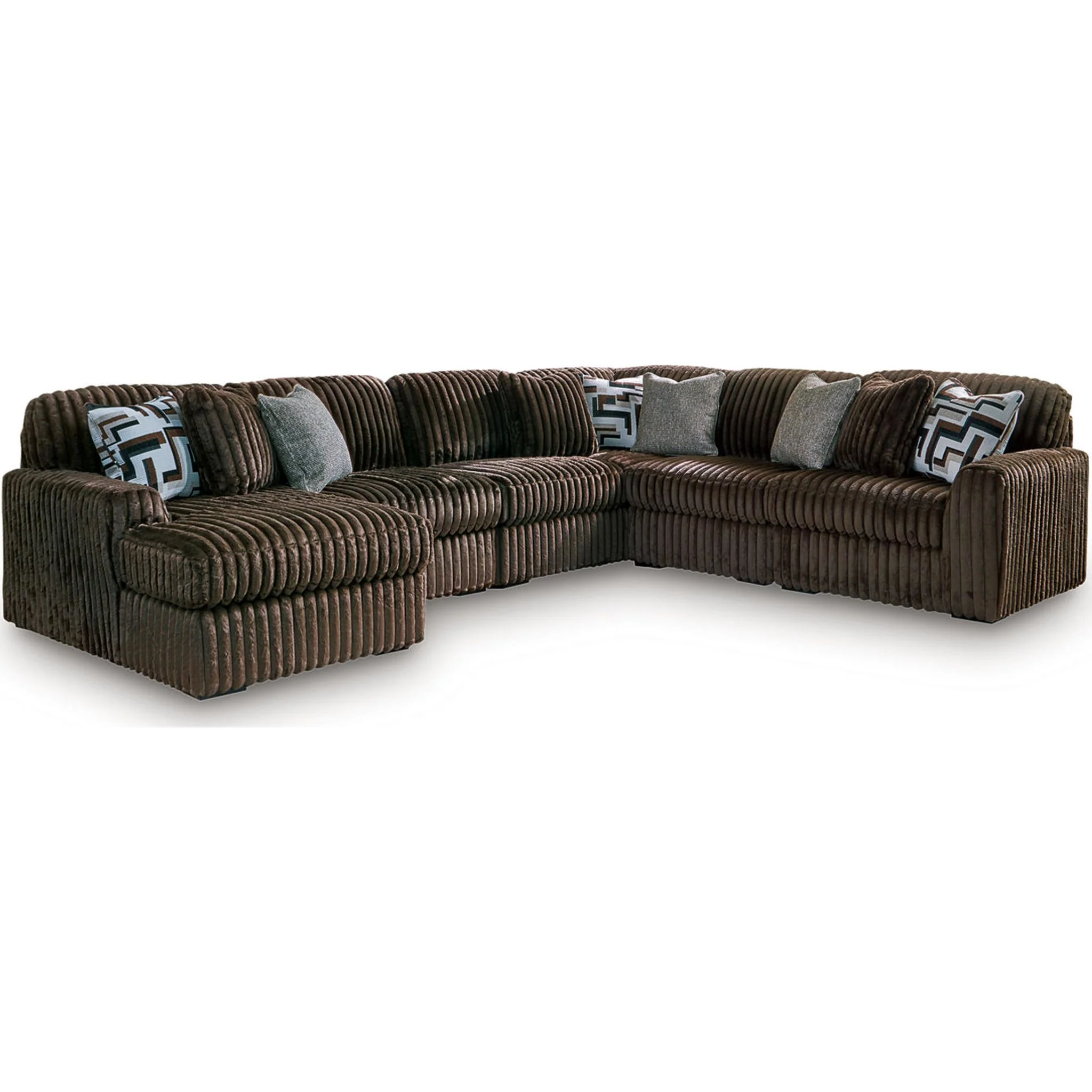 Midnight-Madness 6 Piece Sectional with Chaise - Image 17