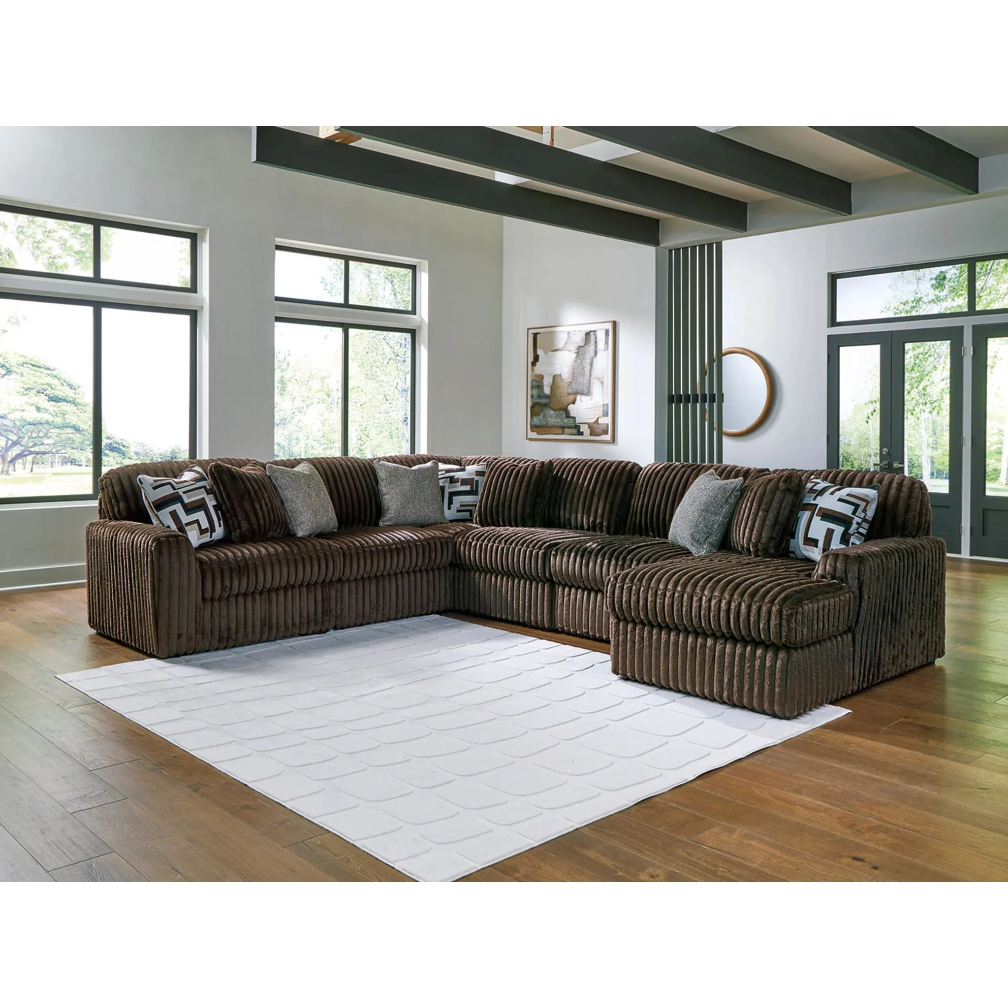 Midnight-Madness 6 Piece Sectional with Chaise - Image 3