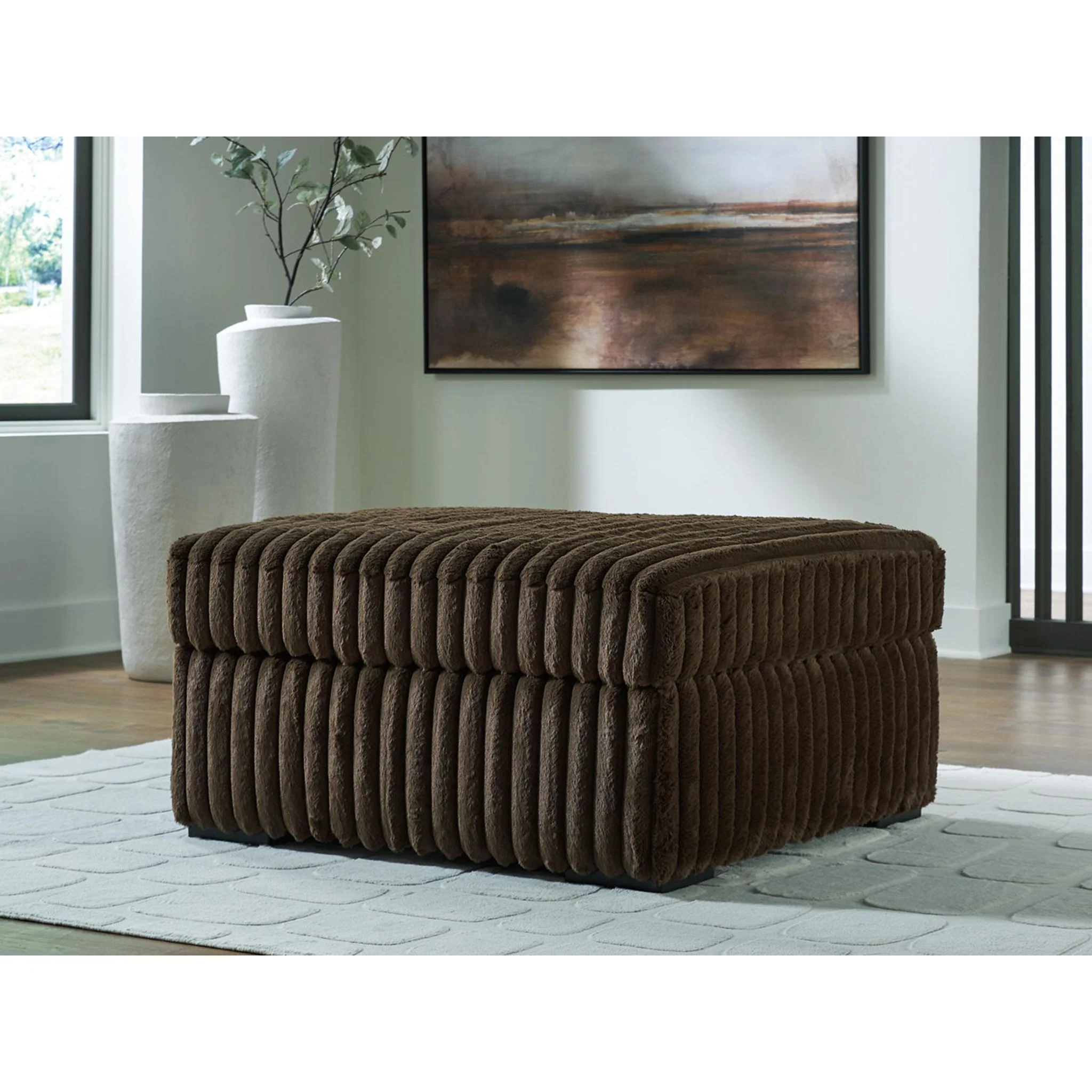 Midnight-Madness Oversized Accent Ottoman - Image 9