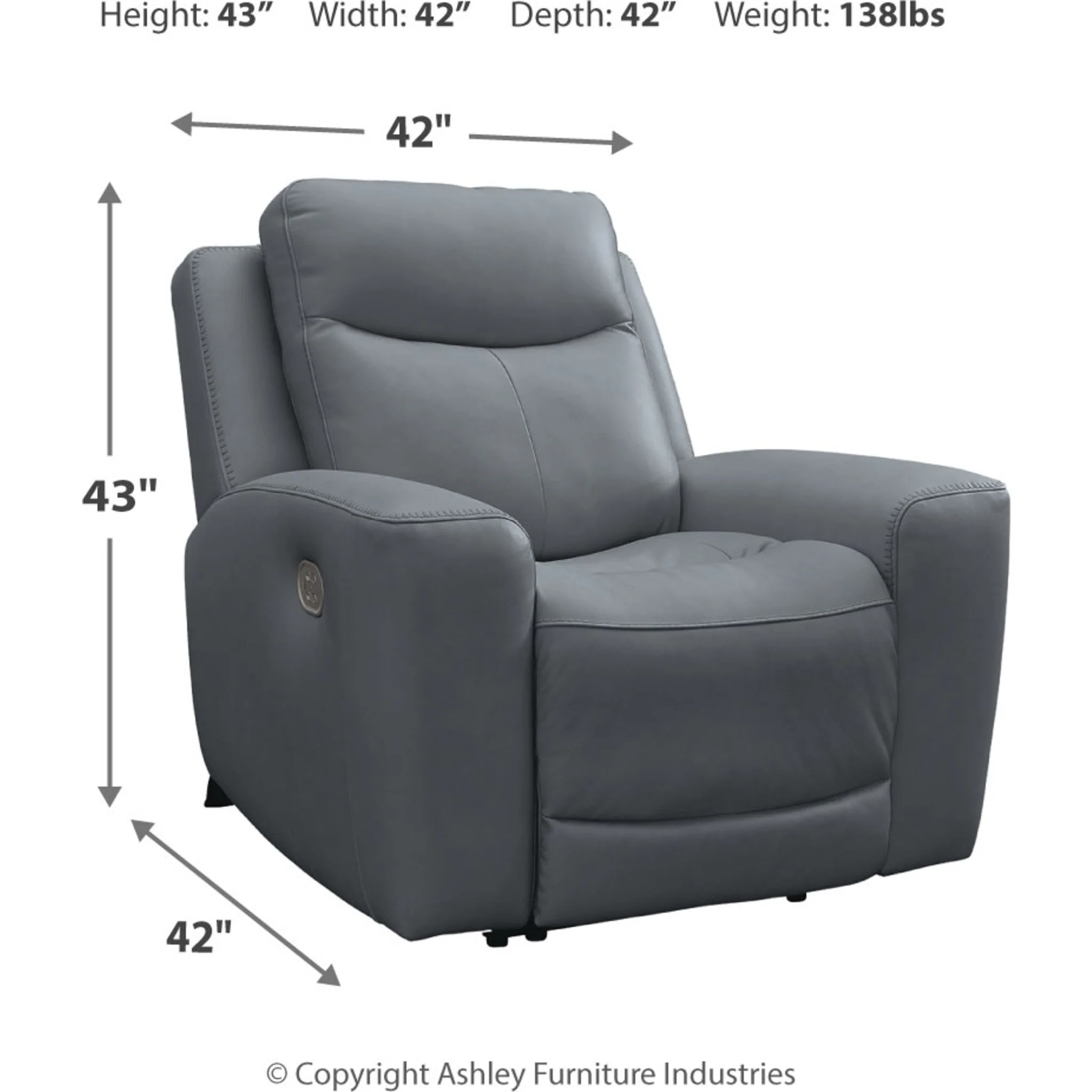 Mindanao Power Recliner with Adjustable Headrest - Image 9