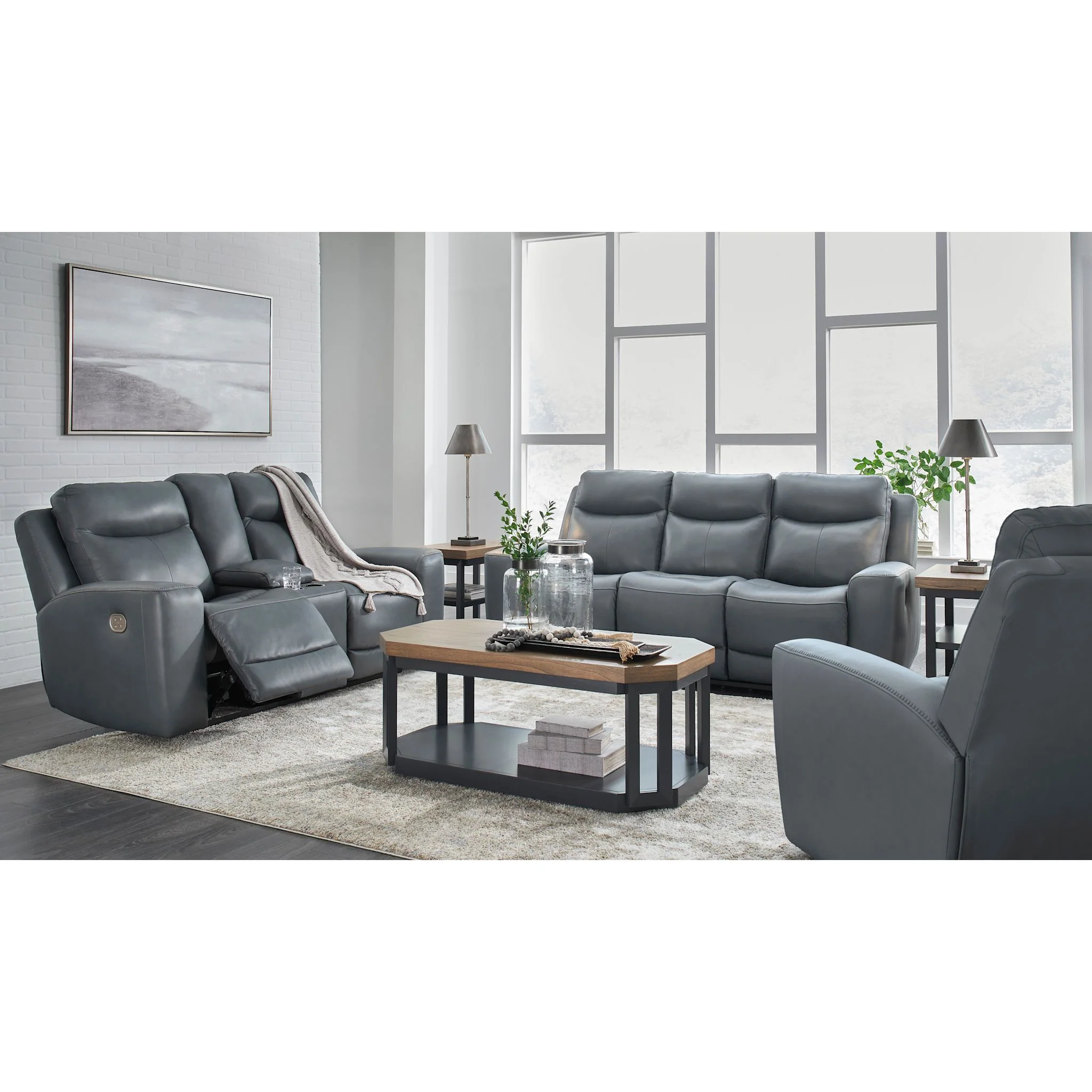 Mindanao Power Reclining Love w/Console and Adj Headrest - Image 60