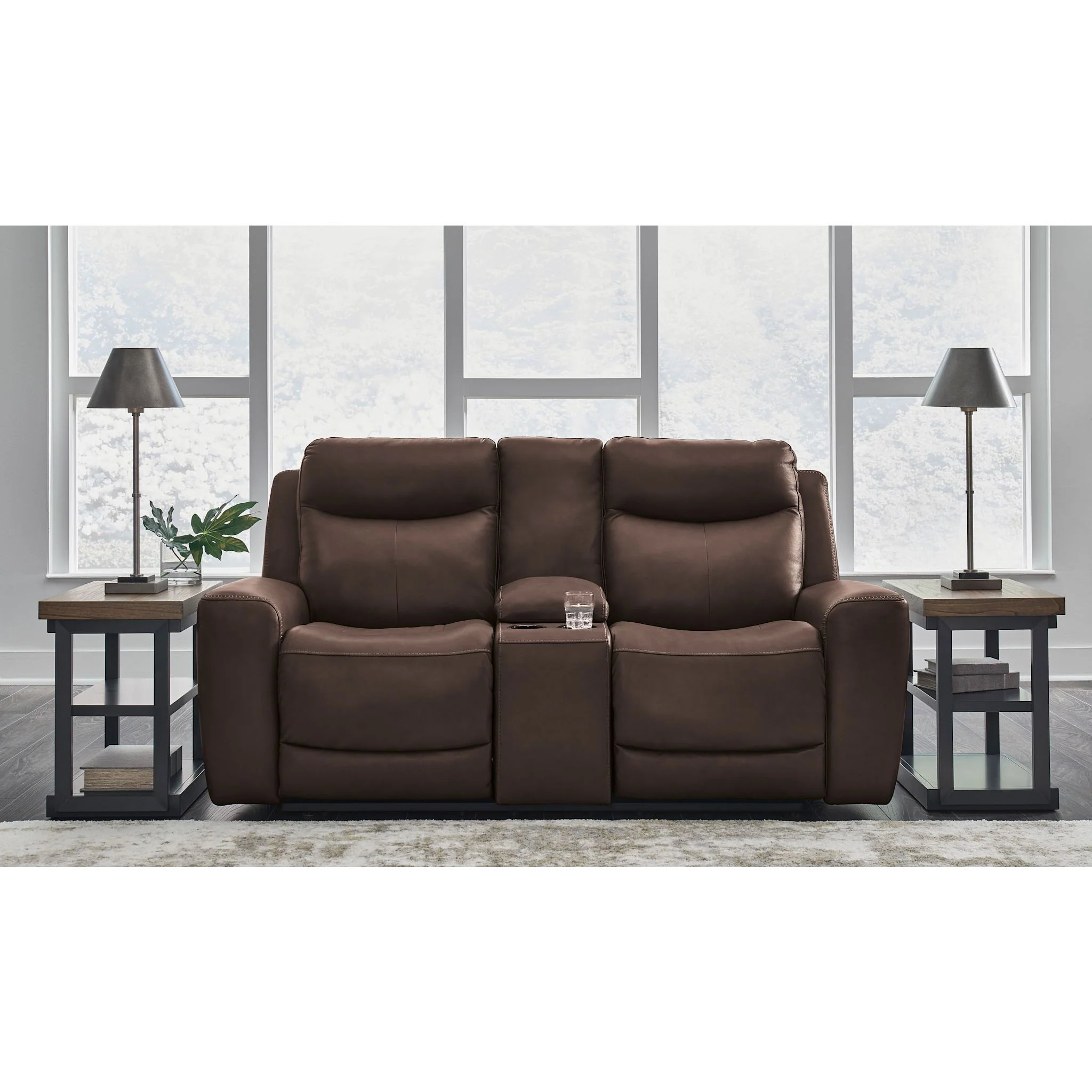 Mindanao Power Reclining Love w/Console and Adj Headrest - Image 2