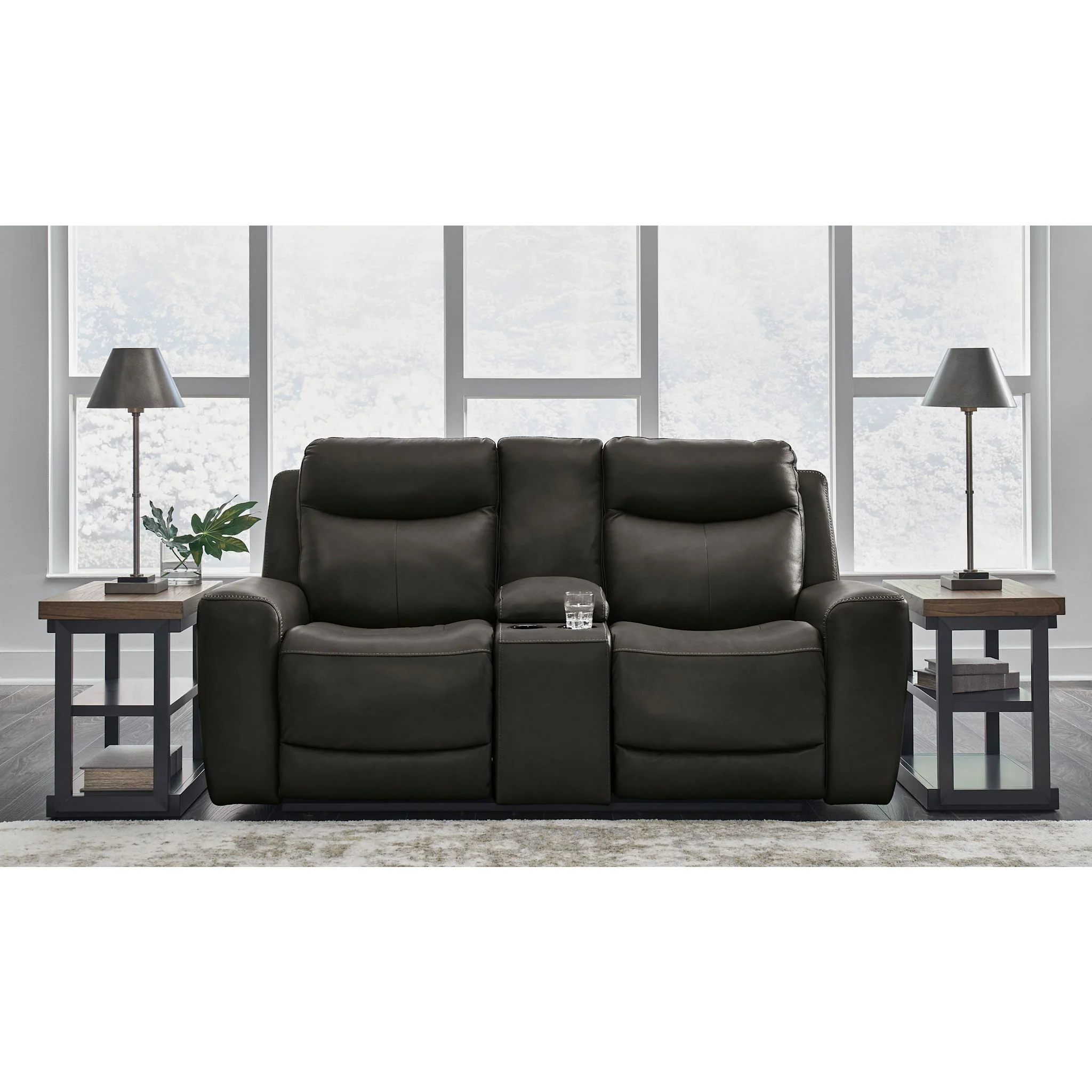 Mindanao Power Reclining Love w/Console and Adj Headrest - Image 2