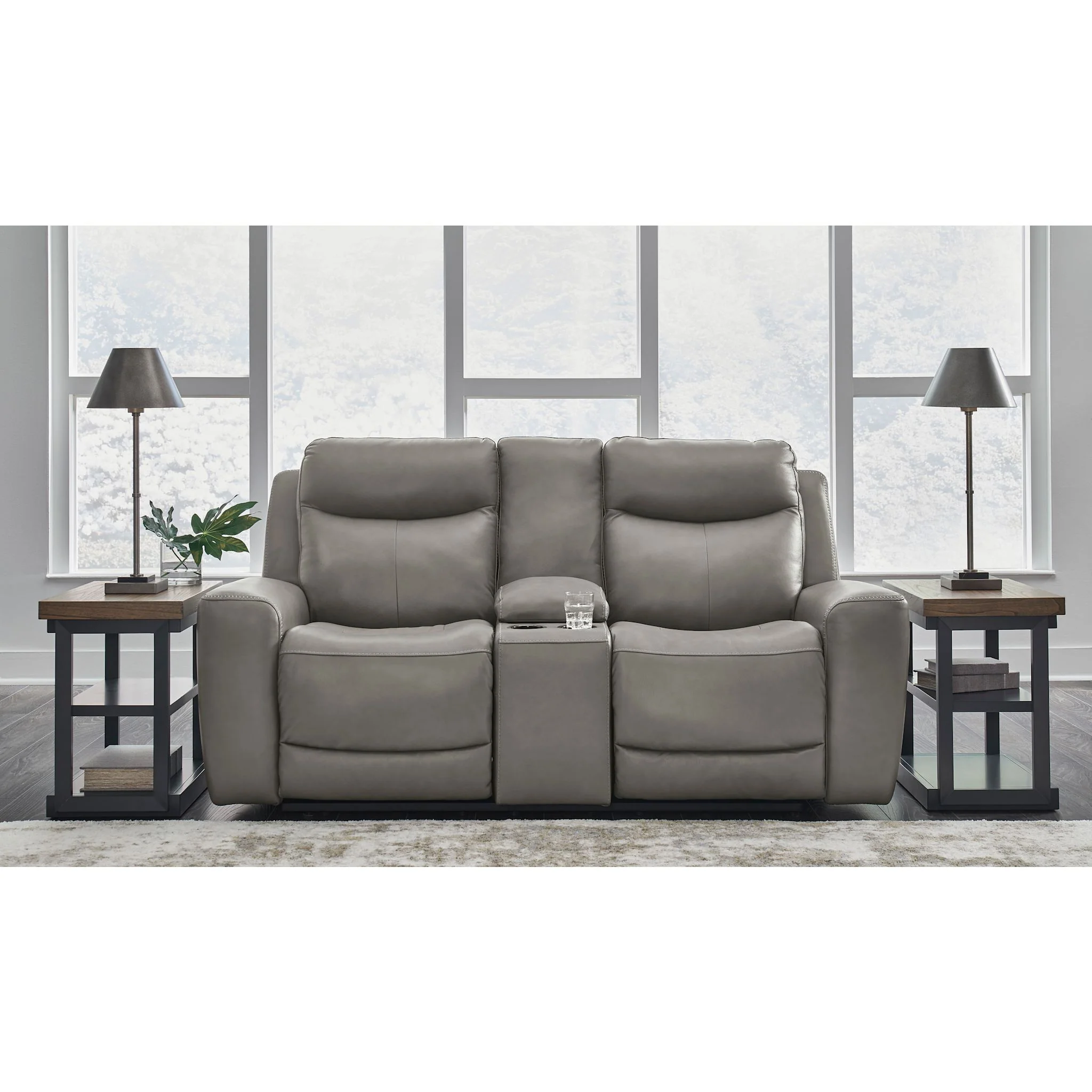 Mindanao Power Reclining Love w/Console and Adj Headrest - Image 2