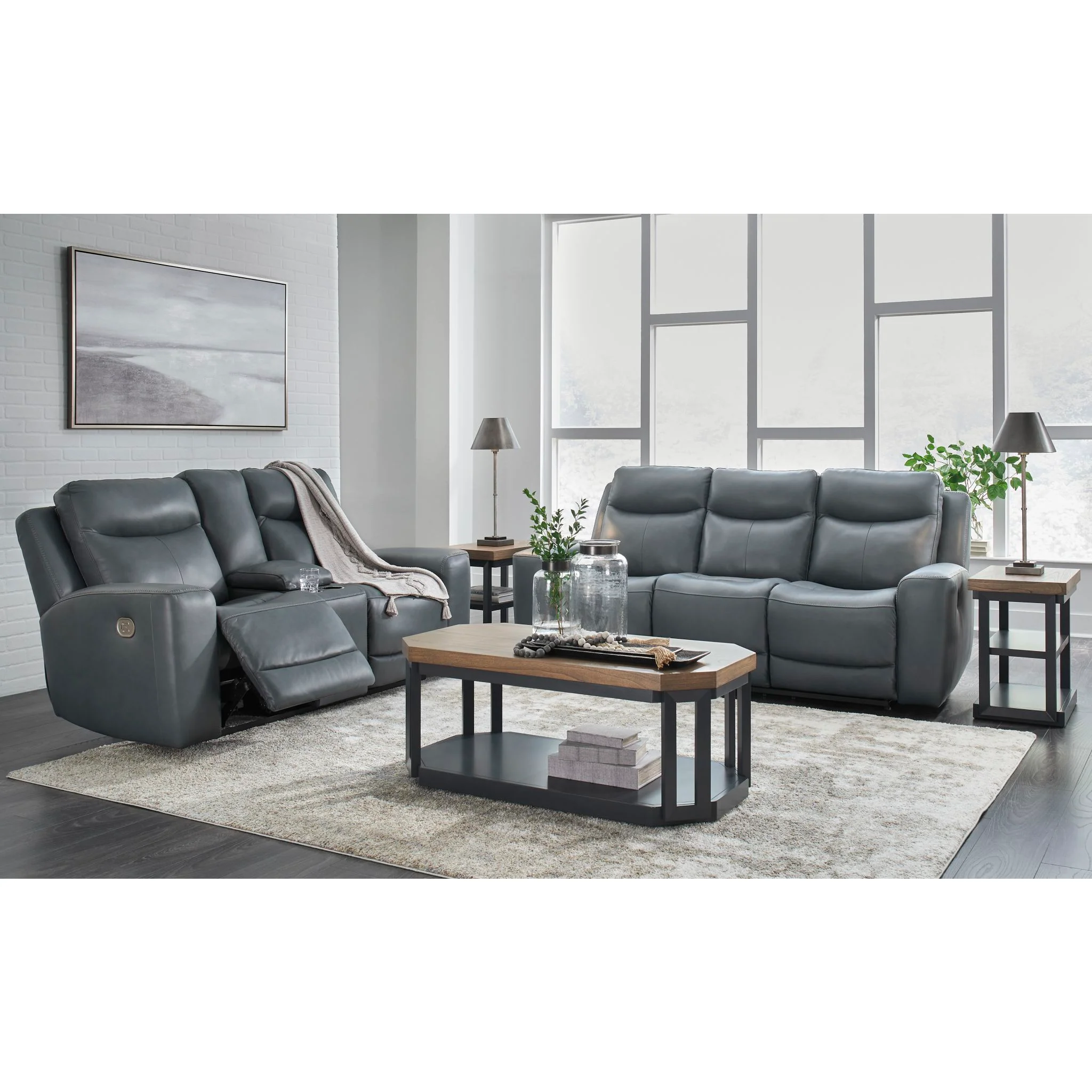 Mindanao Power Reclining Loveseat with Console and Adj Head - Image 48