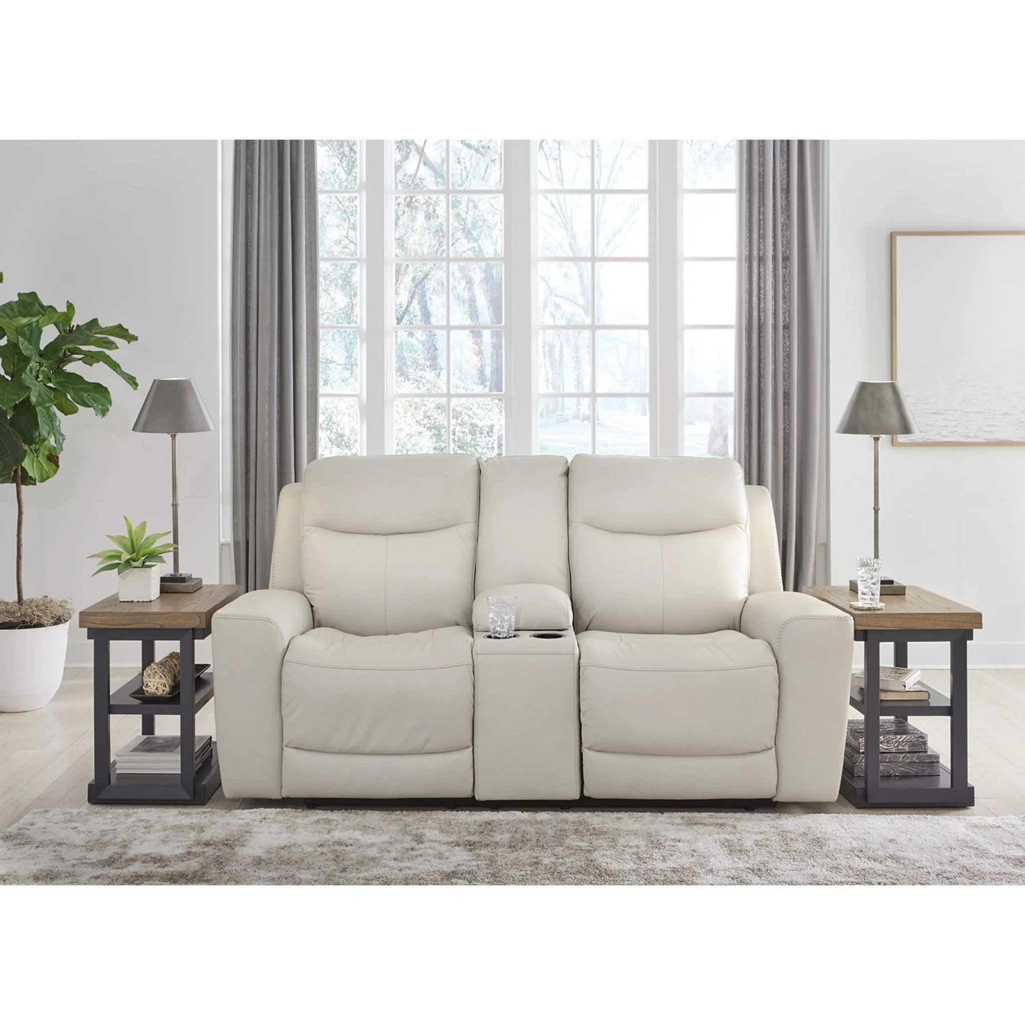Mindanao Power Reclining Loveseat with Console and Adj Head - Image 15