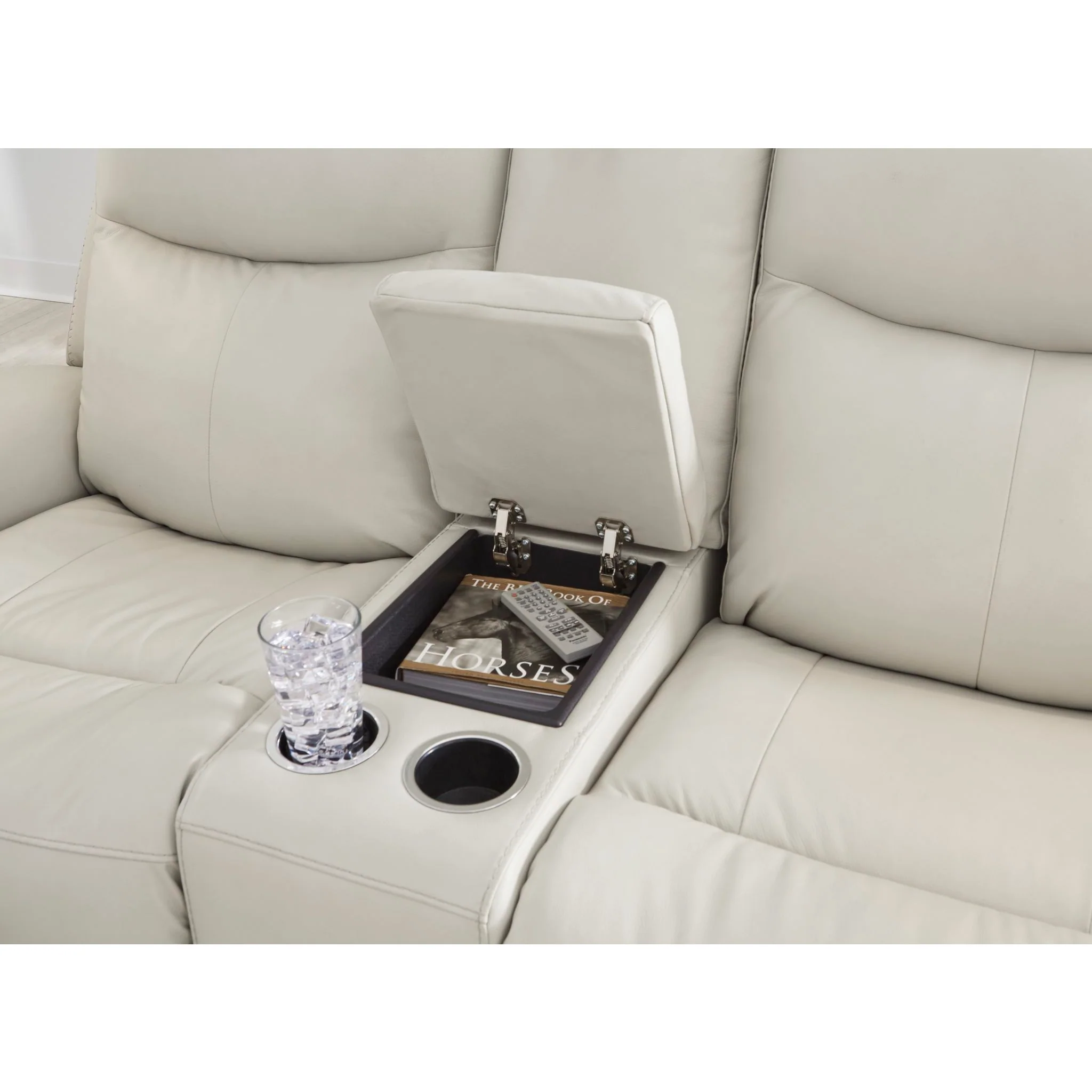 Mindanao Power Reclining Loveseat with Console and Adj Head - Image 6