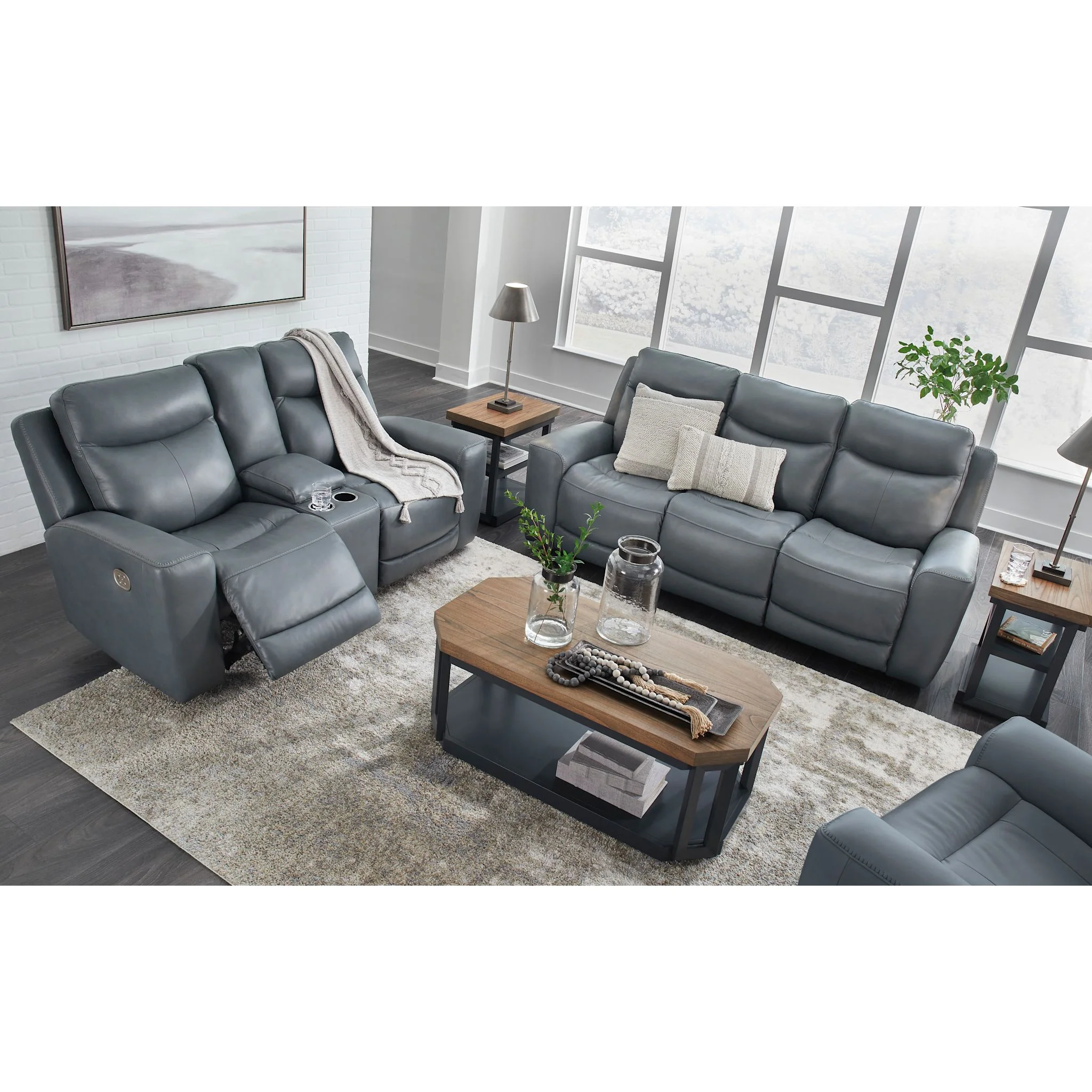 Mindanao Power Reclining Sofa with Adjustable Headrest - Image 14