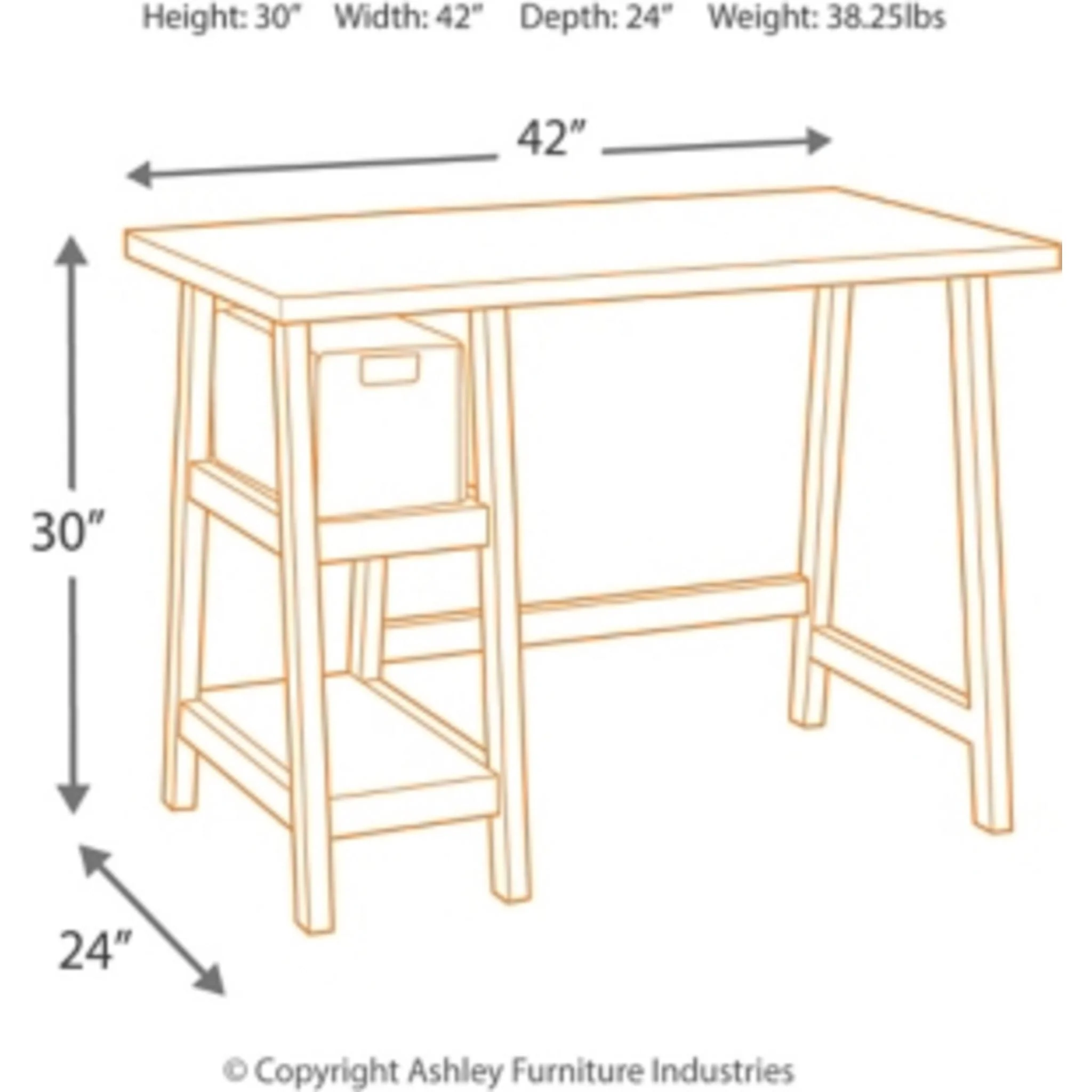 Mirimyn 2 Pce Home Office Package - Image 7