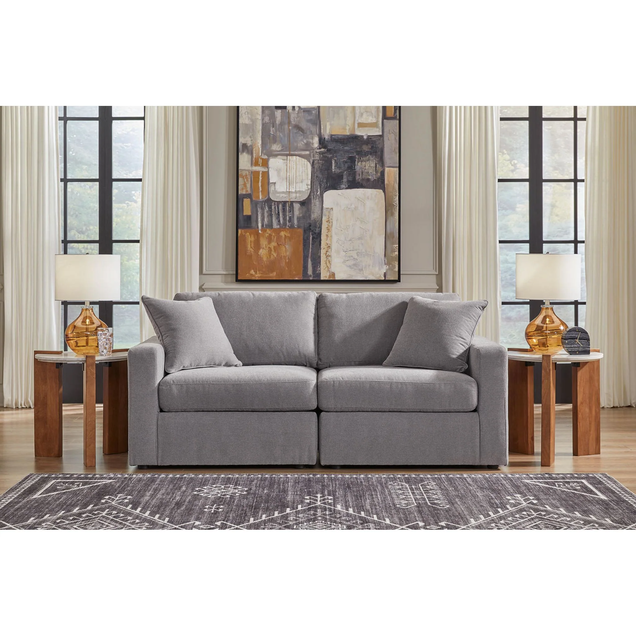 Modmax 2 Piece Modular Sectional - Image 35