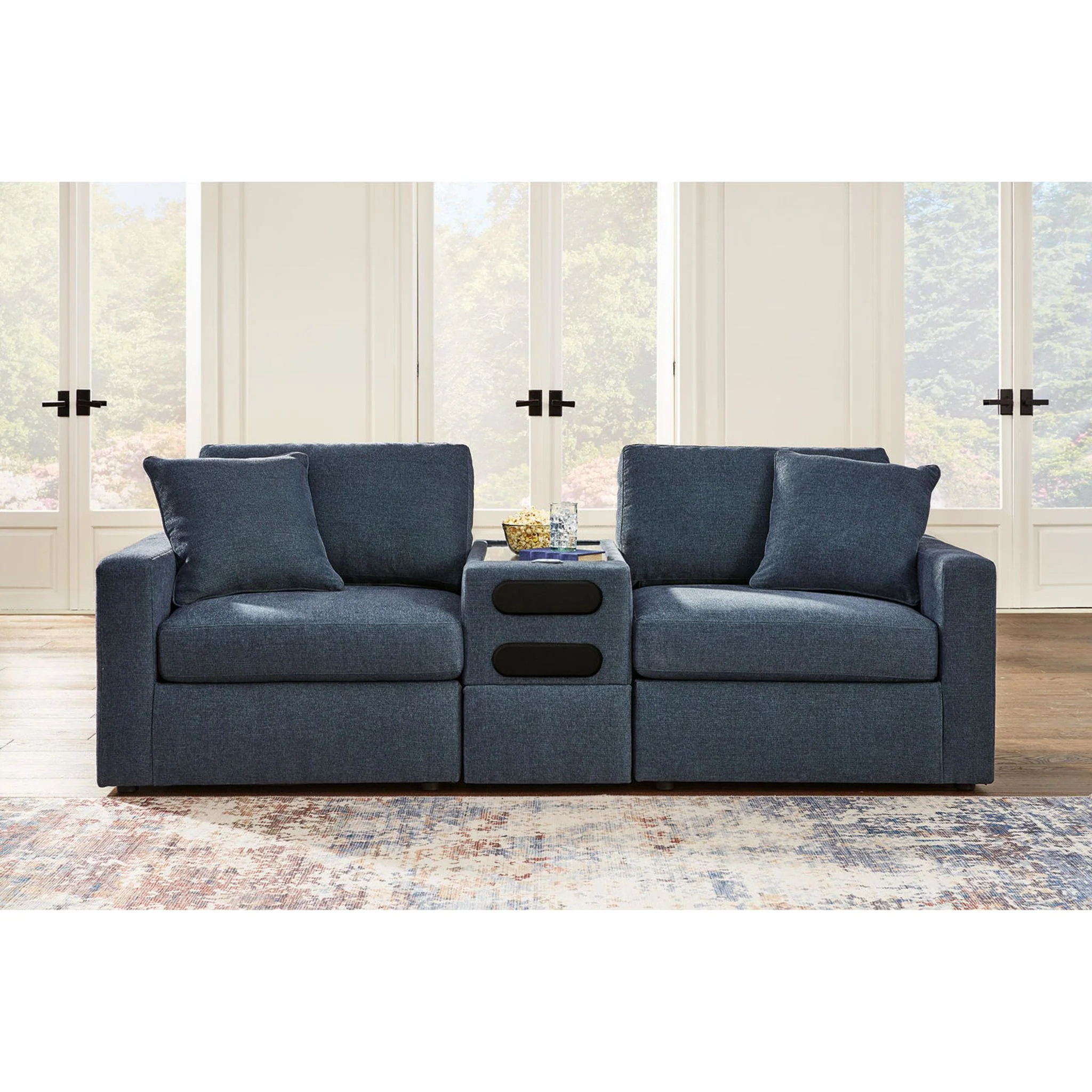 Modmax 3 Piece Modular Sectional with Audio Console - Image 18