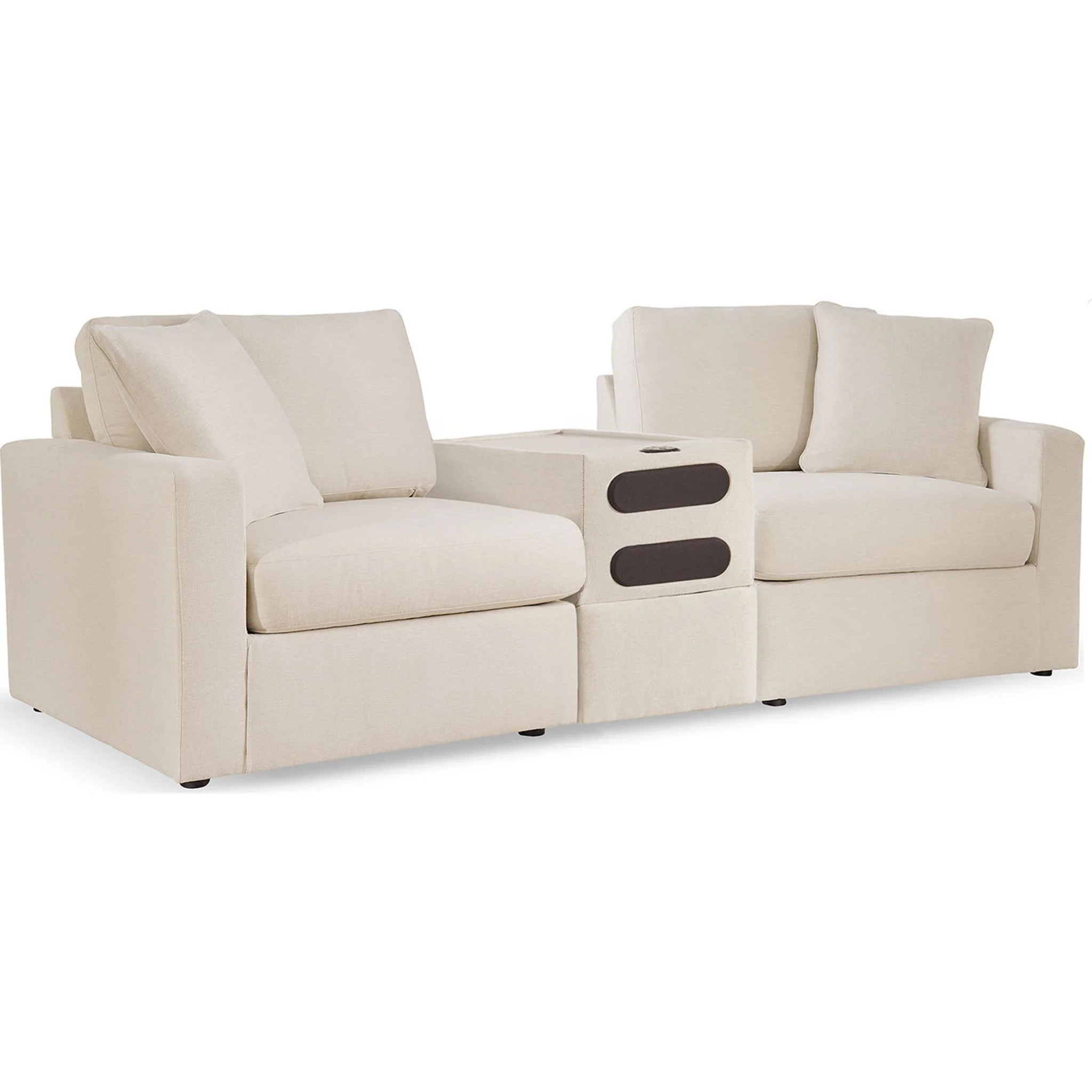 Modmax 3 Piece Modular Sectional with Audio Console - Image 20