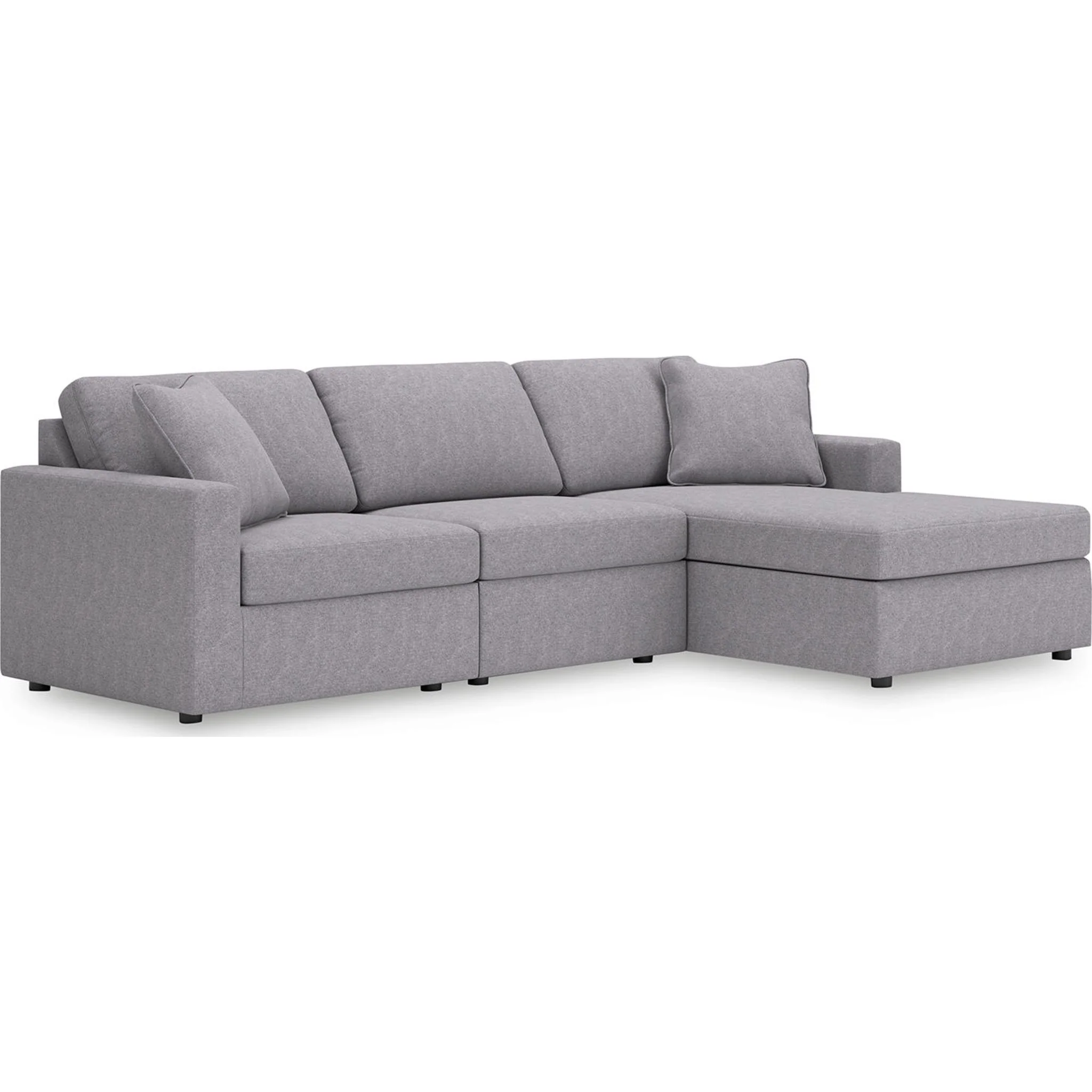 Modmax 3 Piece Modular Sectional with Chaise - Image 32